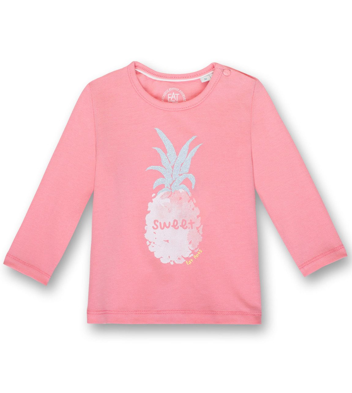 Eat Ants BY SANETTA Langarmshirt Baby Langarmshirt Baumwolle Print Ananas Mädchen Shirt