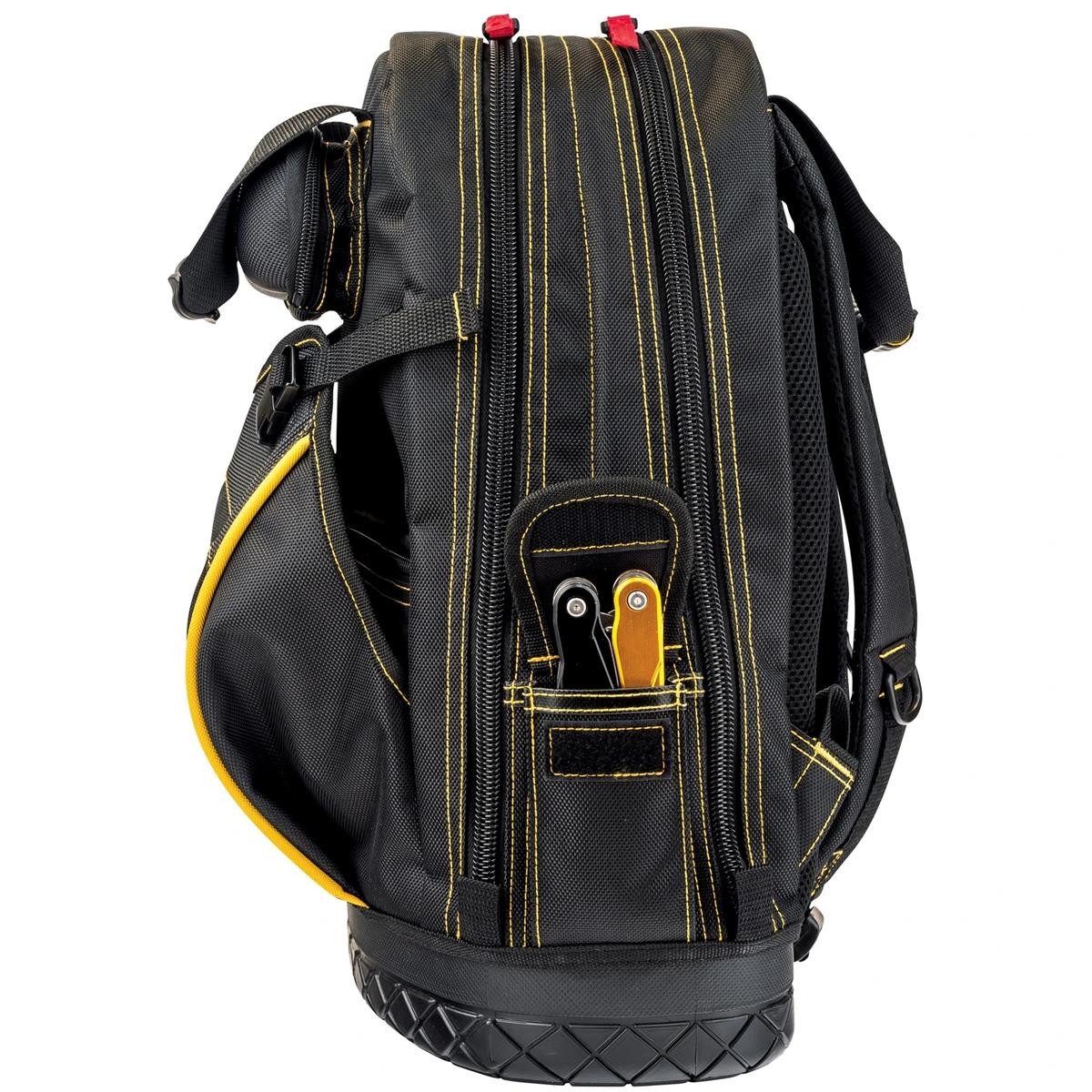 CAT CATERPILLA Werkzeugtasche CAT Werkzeug-Rucksack 18" (45cm) Professional, wasserdichter Boden, wasserabweisend, strapazierfähig und langlebig