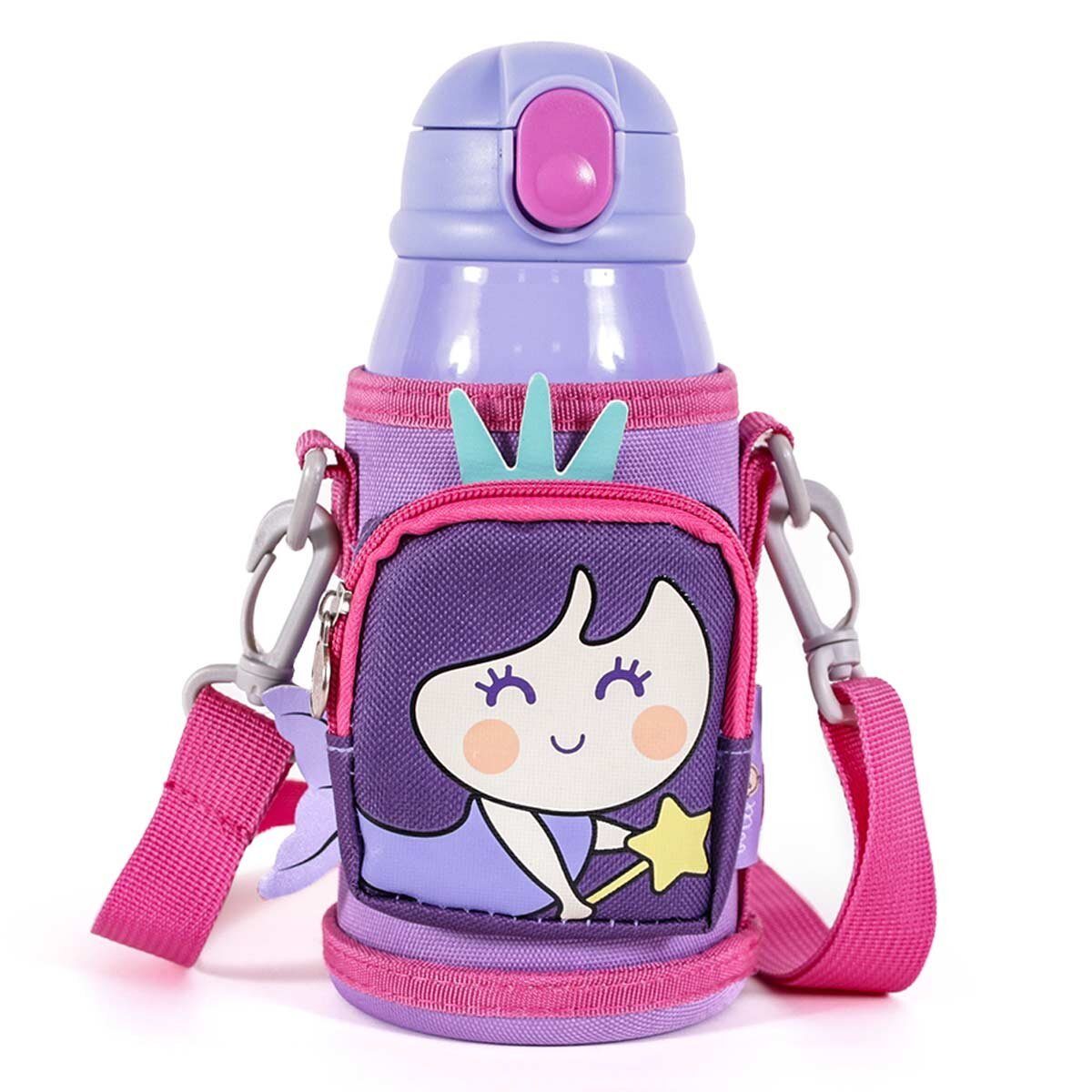 Tasche Trinkflasche mit Meerjungfrau MILK&MOO ml MILK&MOO 550 Stahl-Kindertrinkflasche