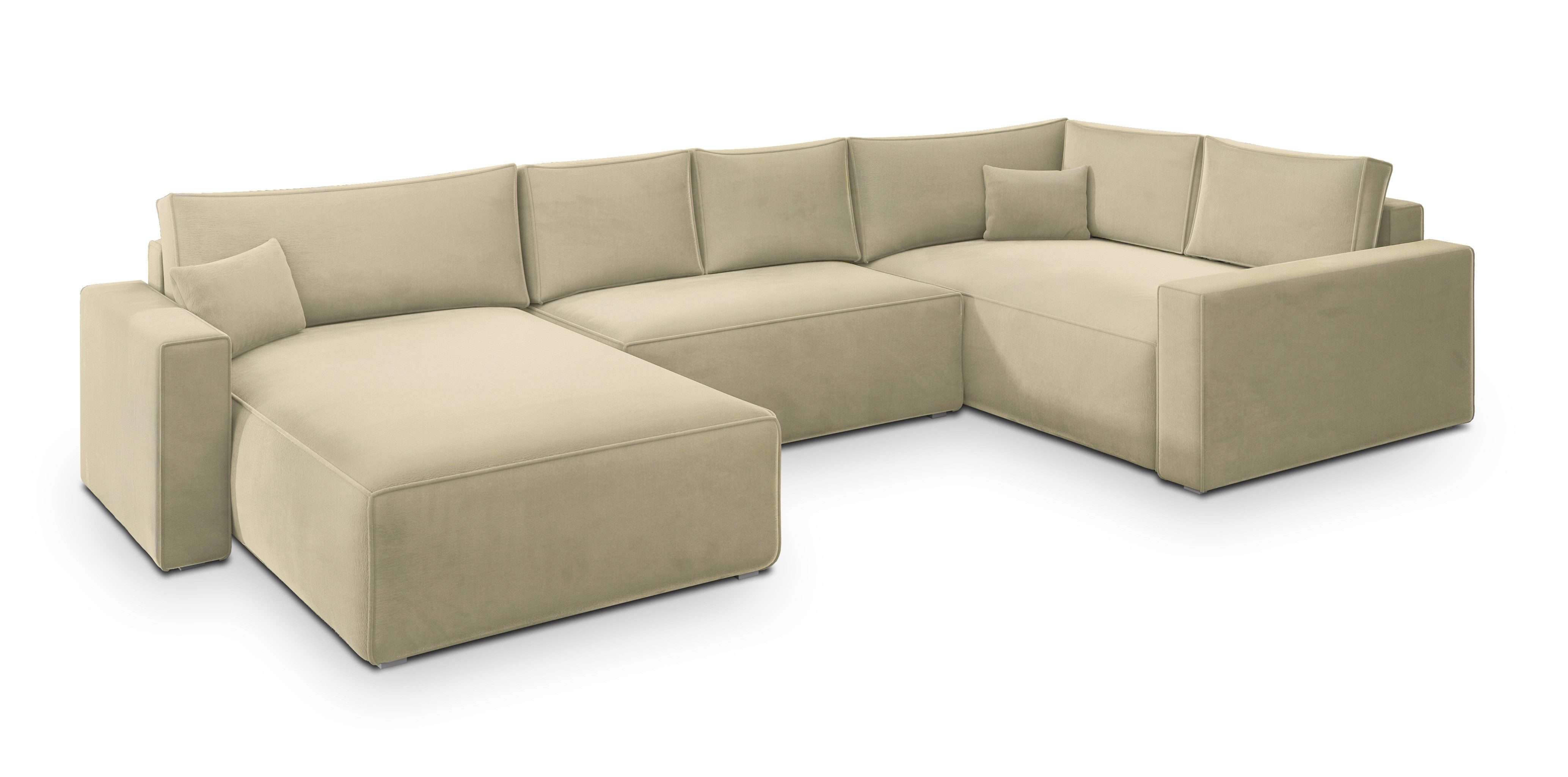 Masseno Ecksofa VELAMI mit Schlaffunktion U-Form, günstig online kaufen