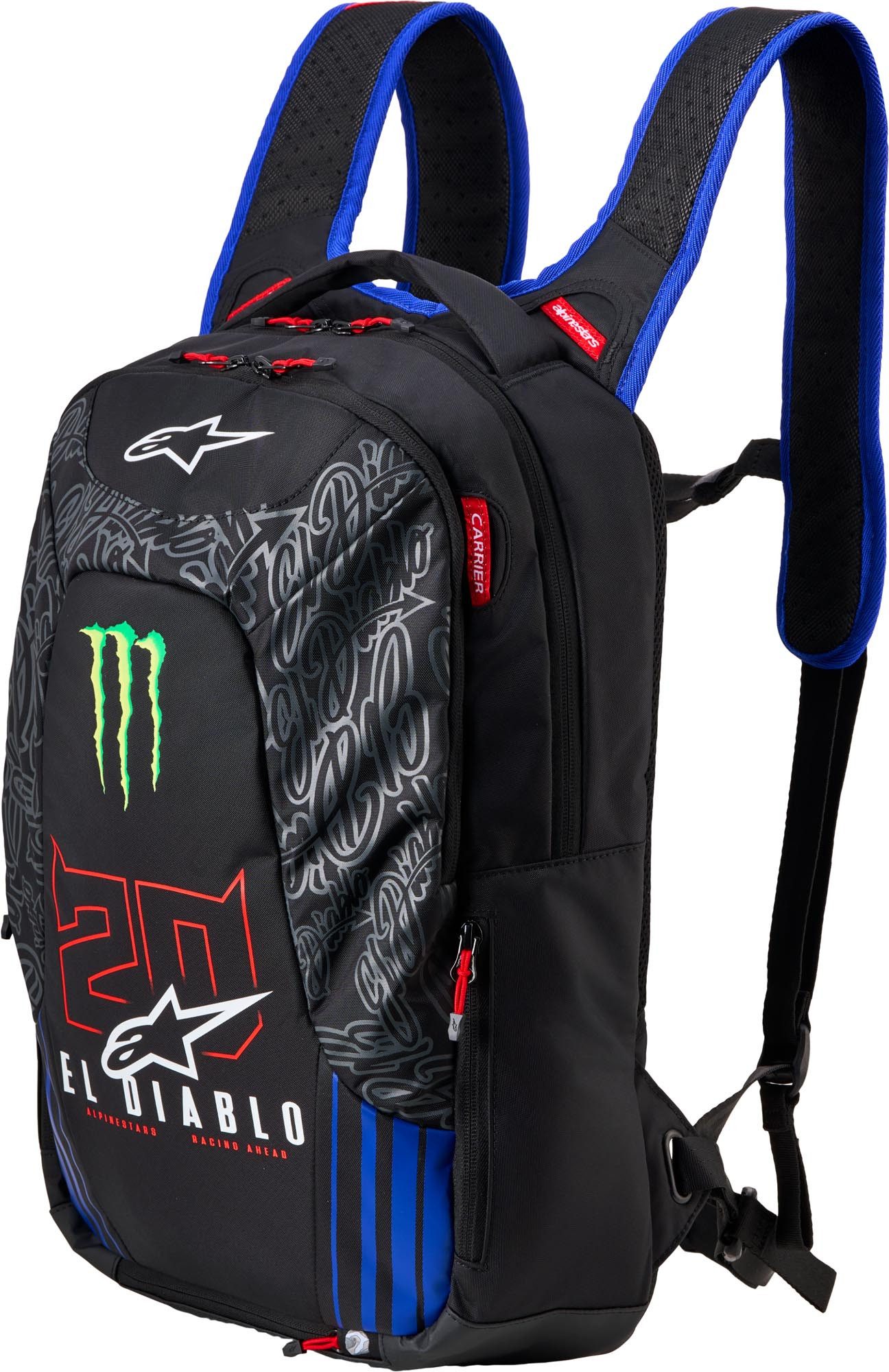 Alpinestars Rucksack FQ20 City Hunter V2 Monster Motorradrucksack, abnehmbare Trageriemen
