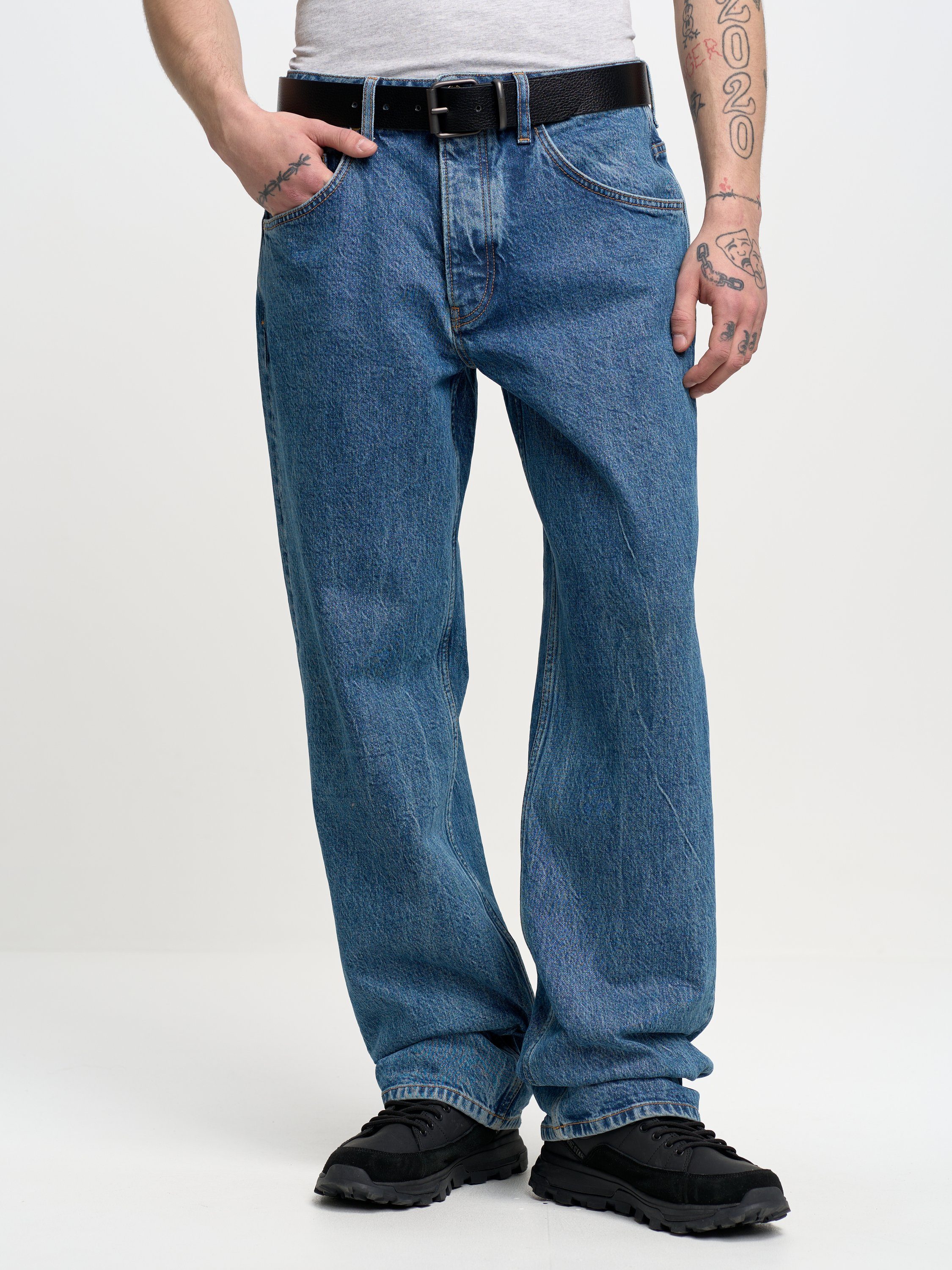 BIG STAR Loose-fit-Jeans SILVERMINE (1-tlg) BLAU
