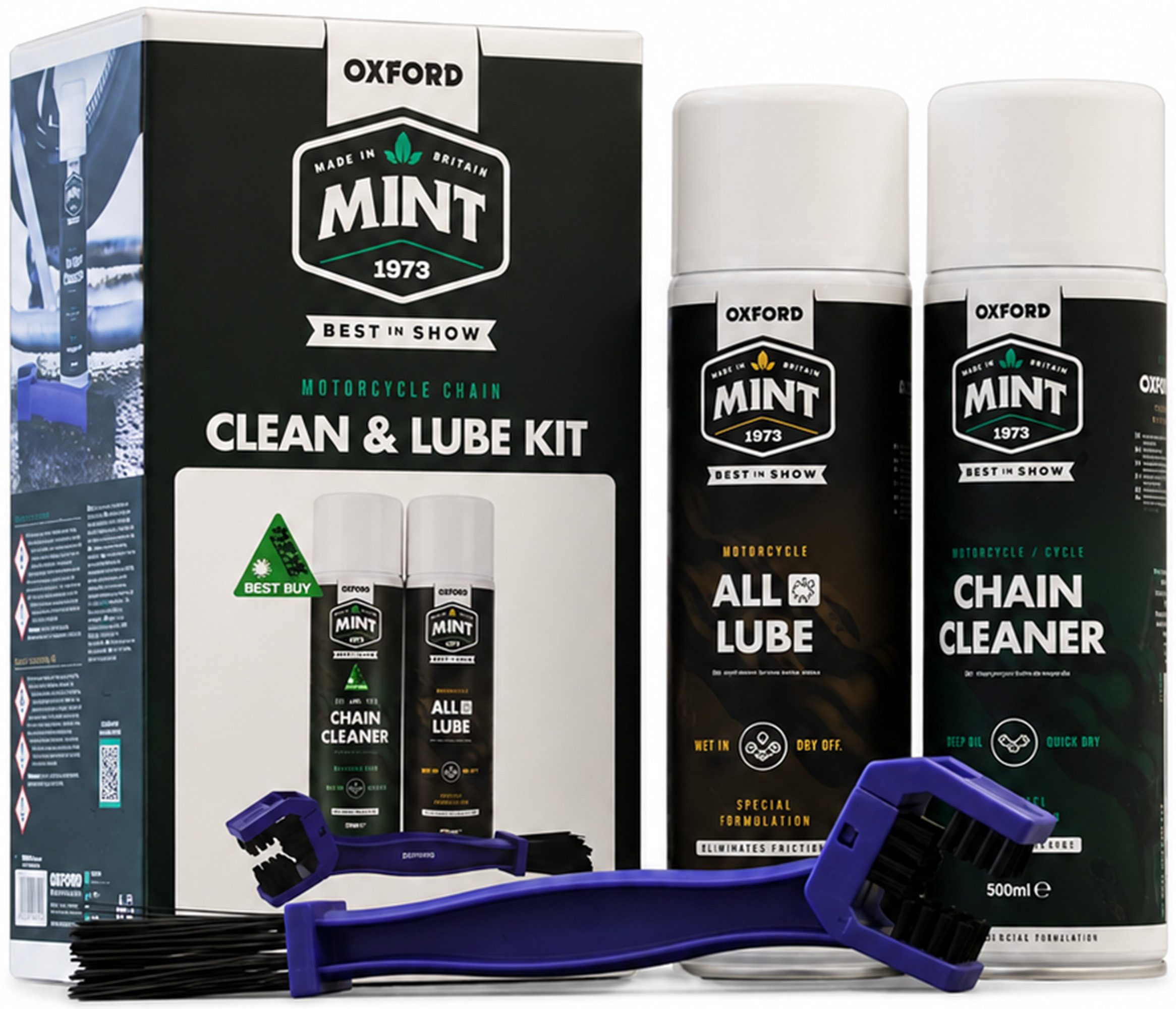 OXFORD Motorradhose Mint Ketten- und Schmiermittel Set