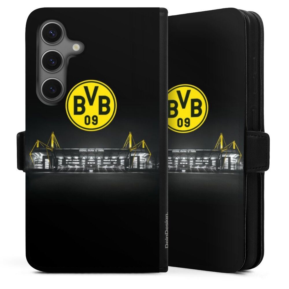DeinDesign Handyhülle BVB Stadion Borussia Dortmund BVB Stadion, Samsung Galaxy S25 Hülle Handy Flip Case Wallet Cover
