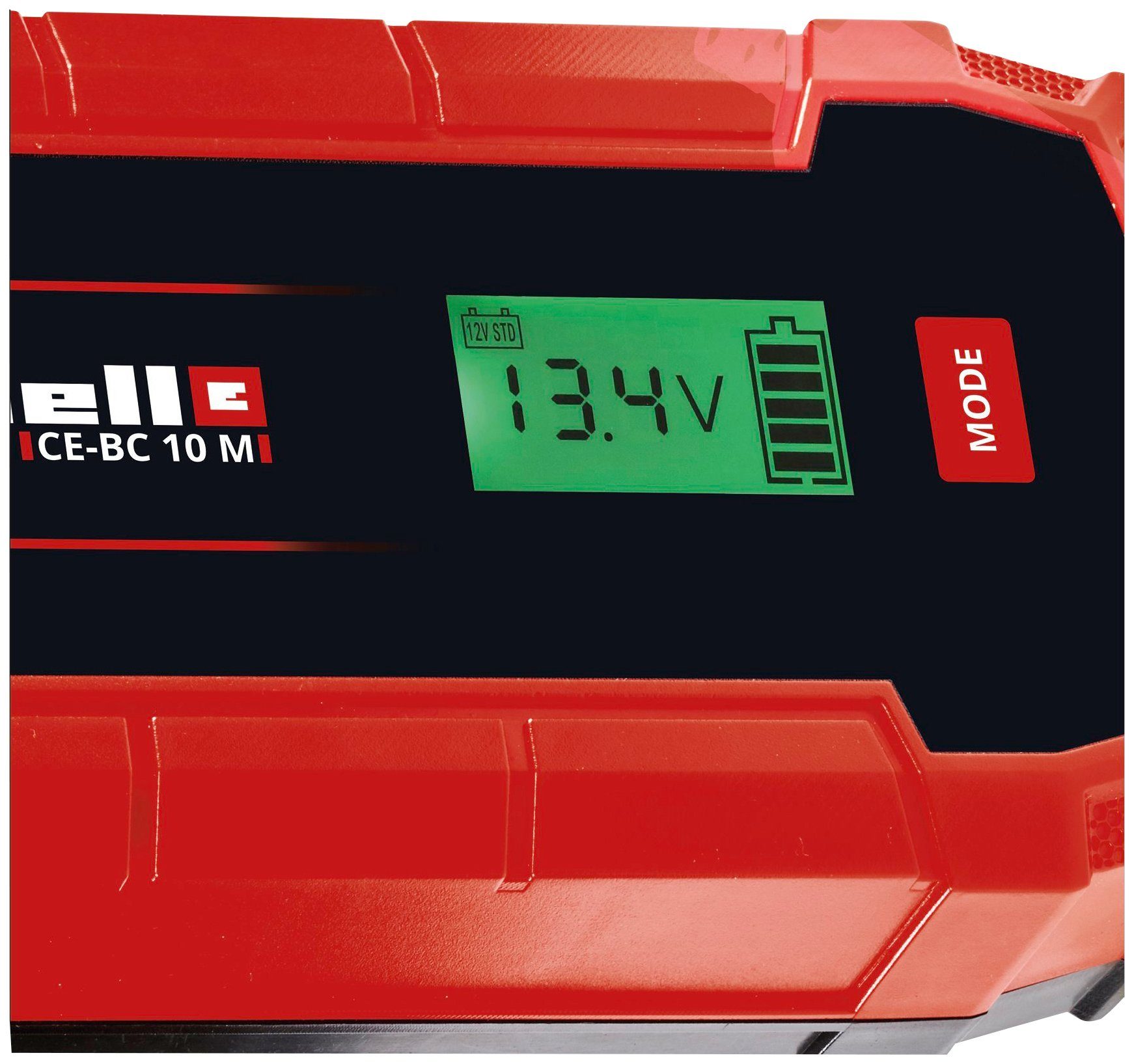 Einhell CE-BC 10 M Autobatterie-Ladegerät (10000 mA, 12 V, 10 A),  Vollisolierte Batterieklemmen, Überladungs-, Kurzschluss- und  Verpolungsschutz