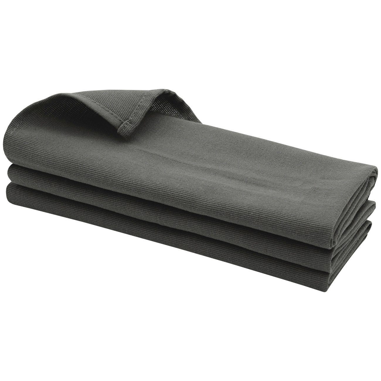 Engelland Geschirrtuch Küchentuch, (Vorteils-Set, 3-tlg., Rippenstruktur), 100 % Baumwolle, integrierte Aufhängeschlaufe, 70 x 50 cm, saugfähig