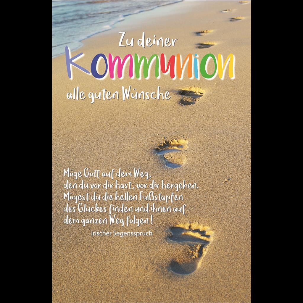 Skorpion Grußkarten Kommunion - Glückwunschkarte im Format 11,5 x 17 cm mit Umschlag