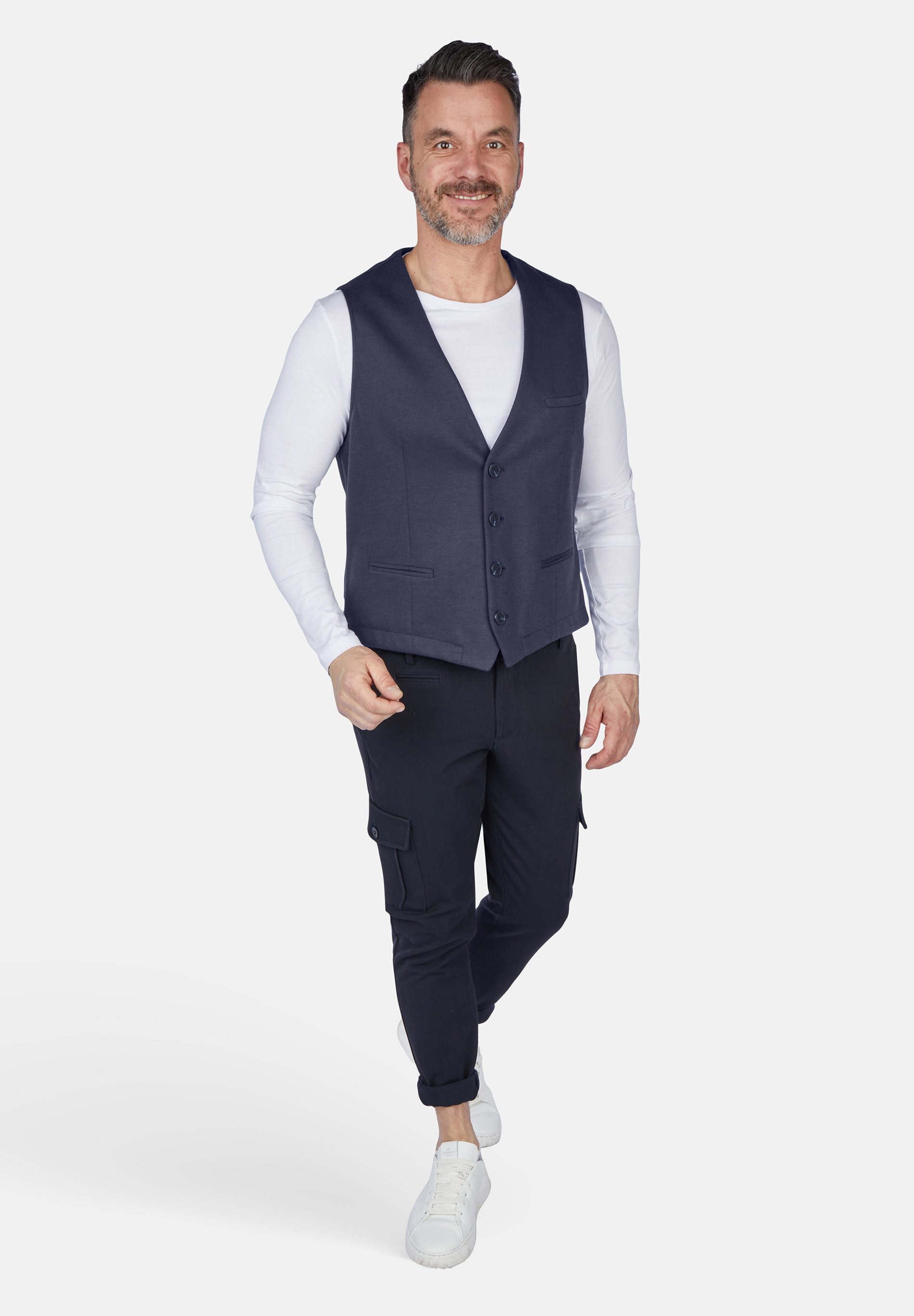 Calamar Anzugweste Cotton Blend Sakko Weste