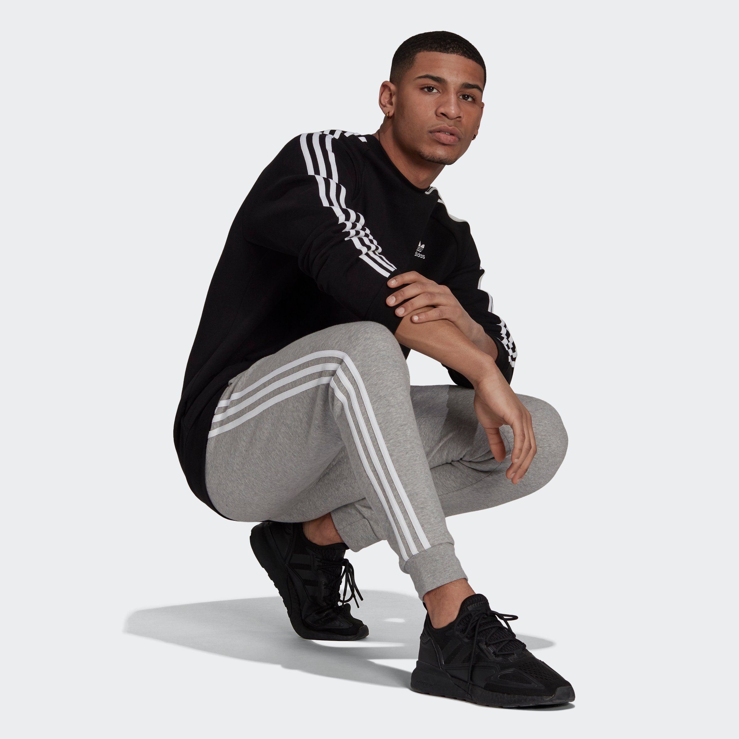 Sweatshirt ADICOLOR 3-STREIFEN Originals adidas BLACK CLASSICS