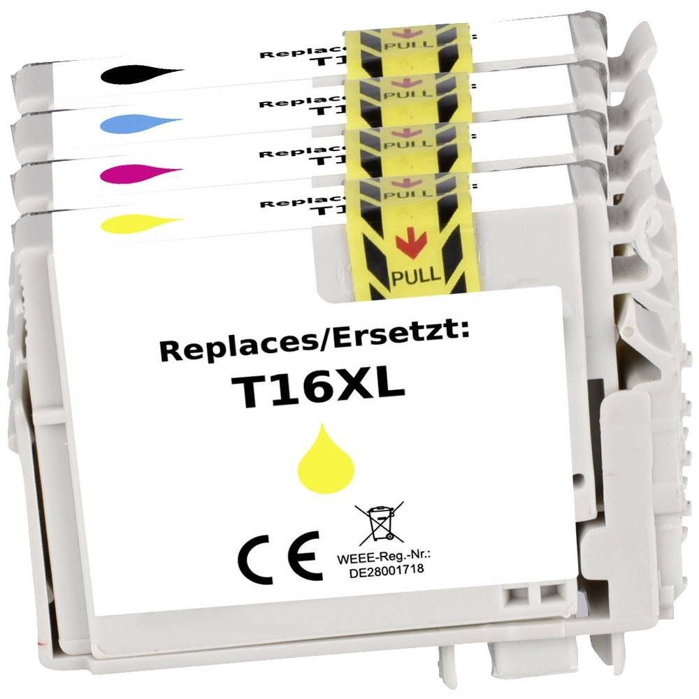 16XL Tintenpatrone Epson Renkforce Druckerpatronen ersetzt Kombi-Pack