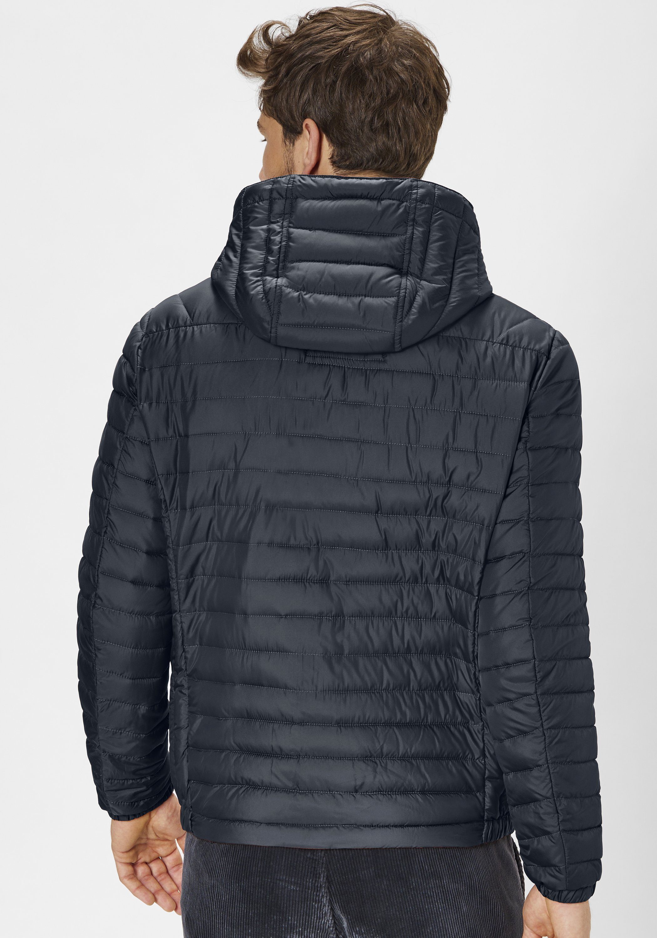 navy Steppjacke abnehmbarer Steppjacke mit Leichte Redpoint Mike Kapuze