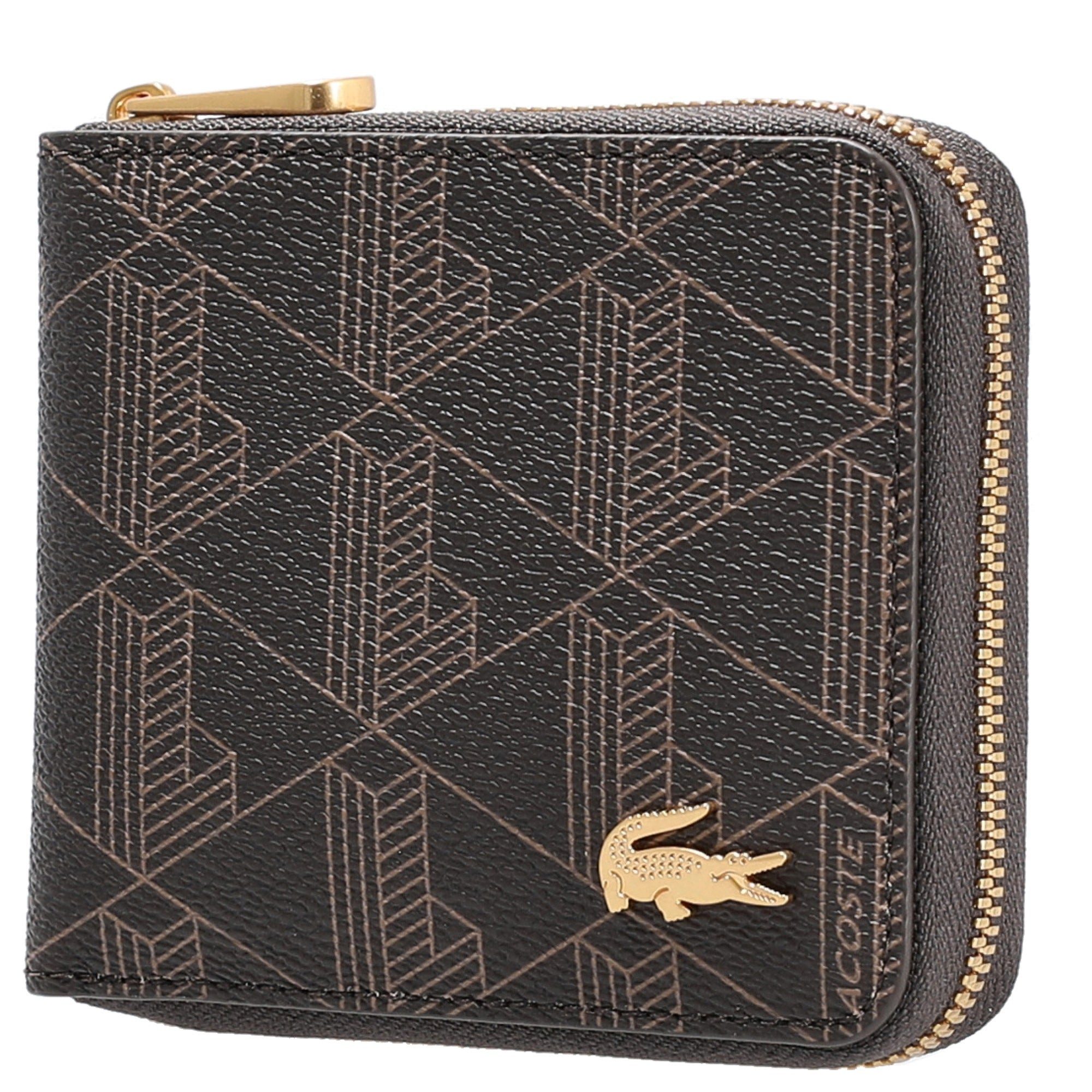 Lacoste Geldbörse The Blend Compact Zip Wallet - Geldbörse 3cc 11 cm (mono slate black