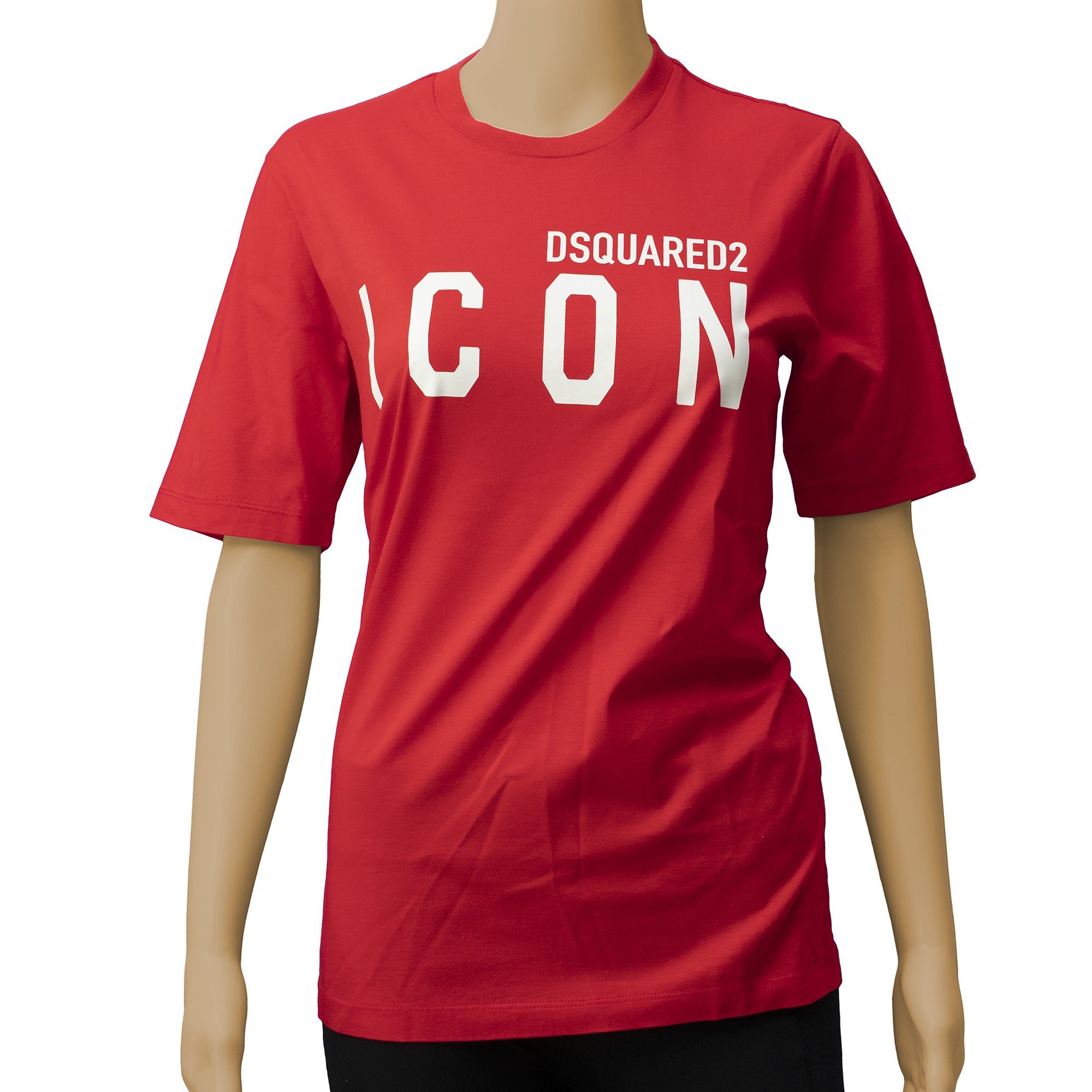 Dsquared2 T-Shirt »ICON« Größe: S, Rot, DSQUARED2 Damen T-Shirt online  kaufen | OTTO