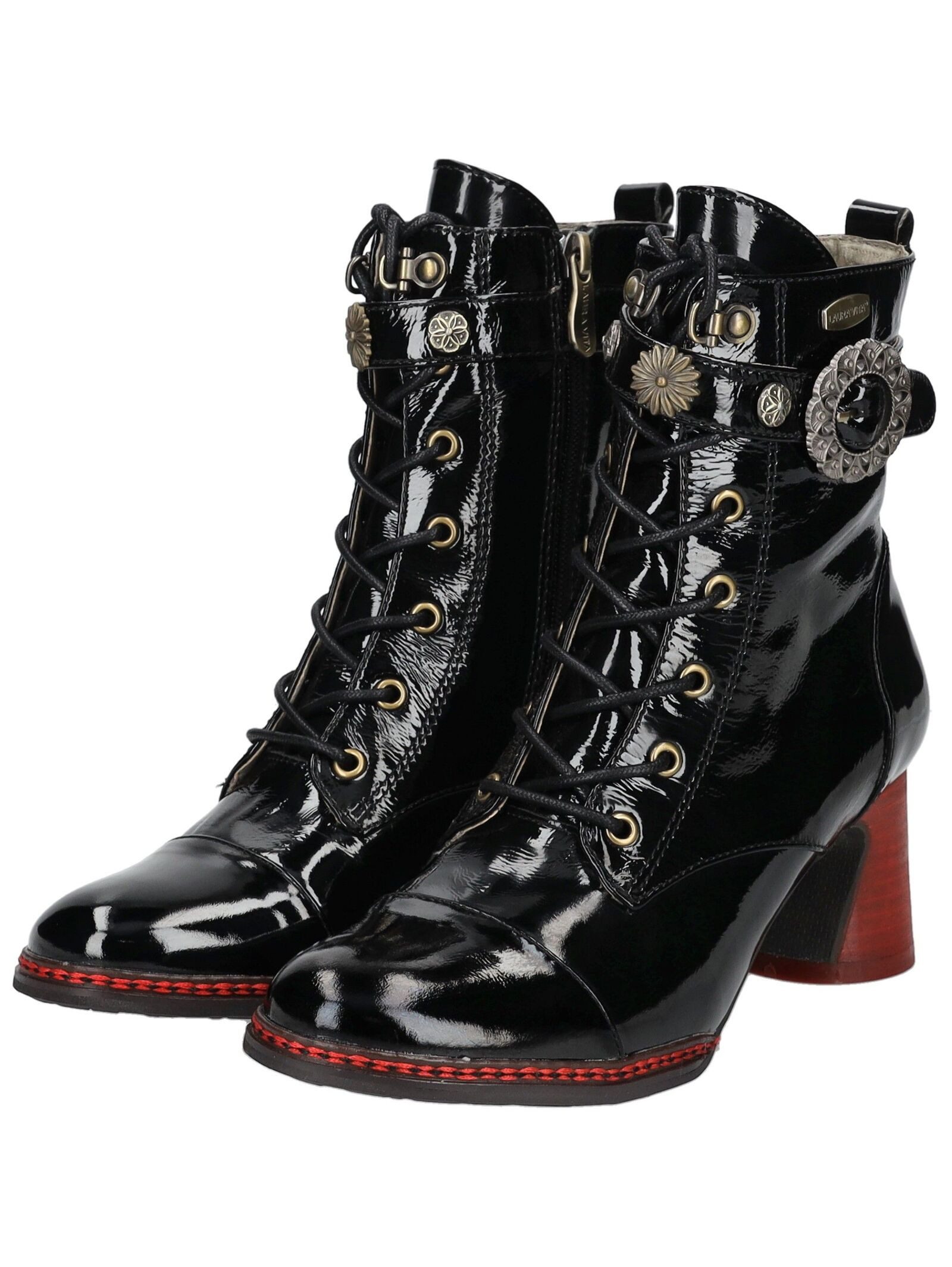 LAURA VITA LAURA VITA Stiefelette Leder Schnürstiefelette – Bild 4 von 5