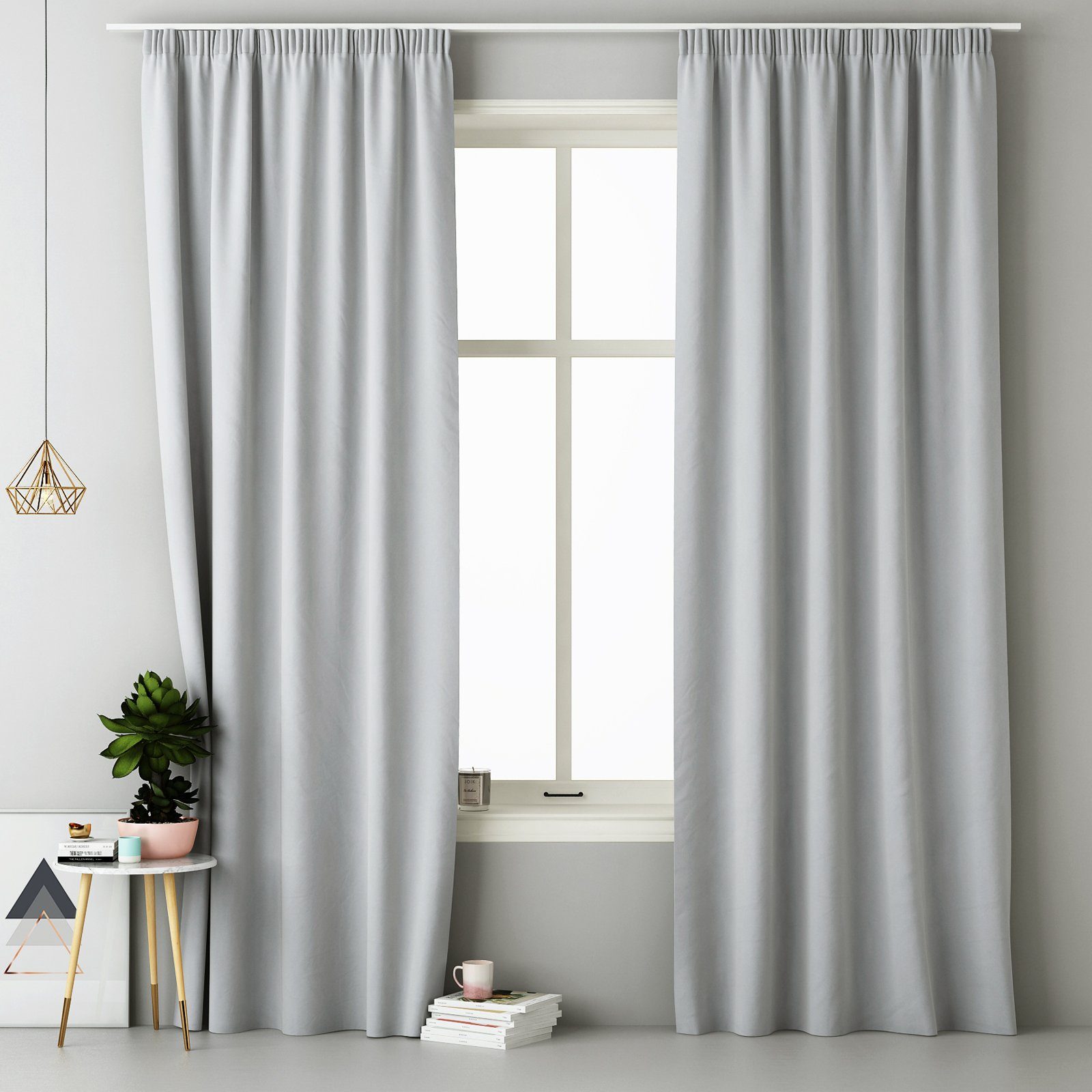 JEMIDI Gardine Blickdichter Vorhang 140x250cm in günstig online kaufen