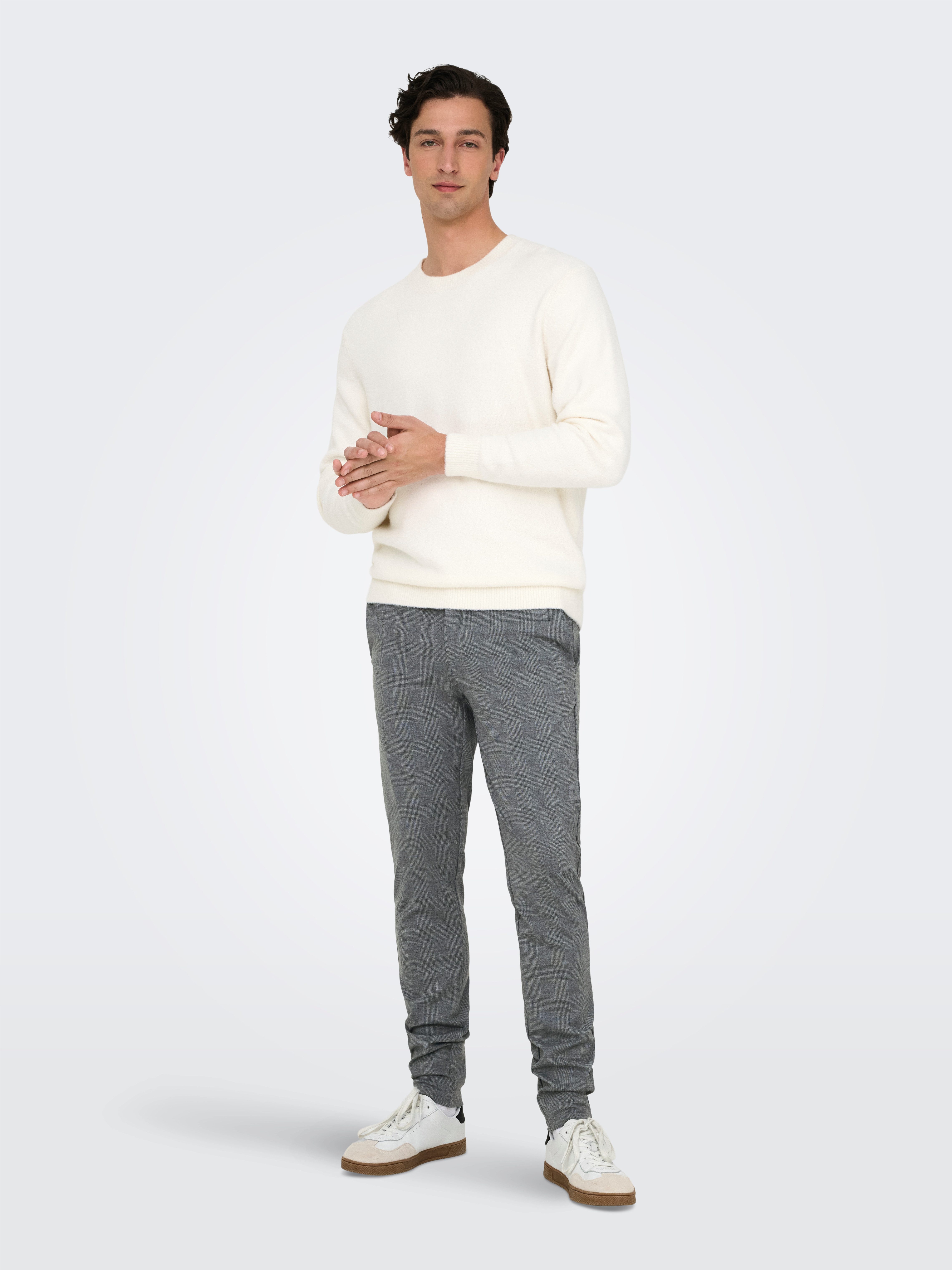 ONLY & SONS Chinohose ONSMARK SLIM CHECK 020919 PANT NOOS