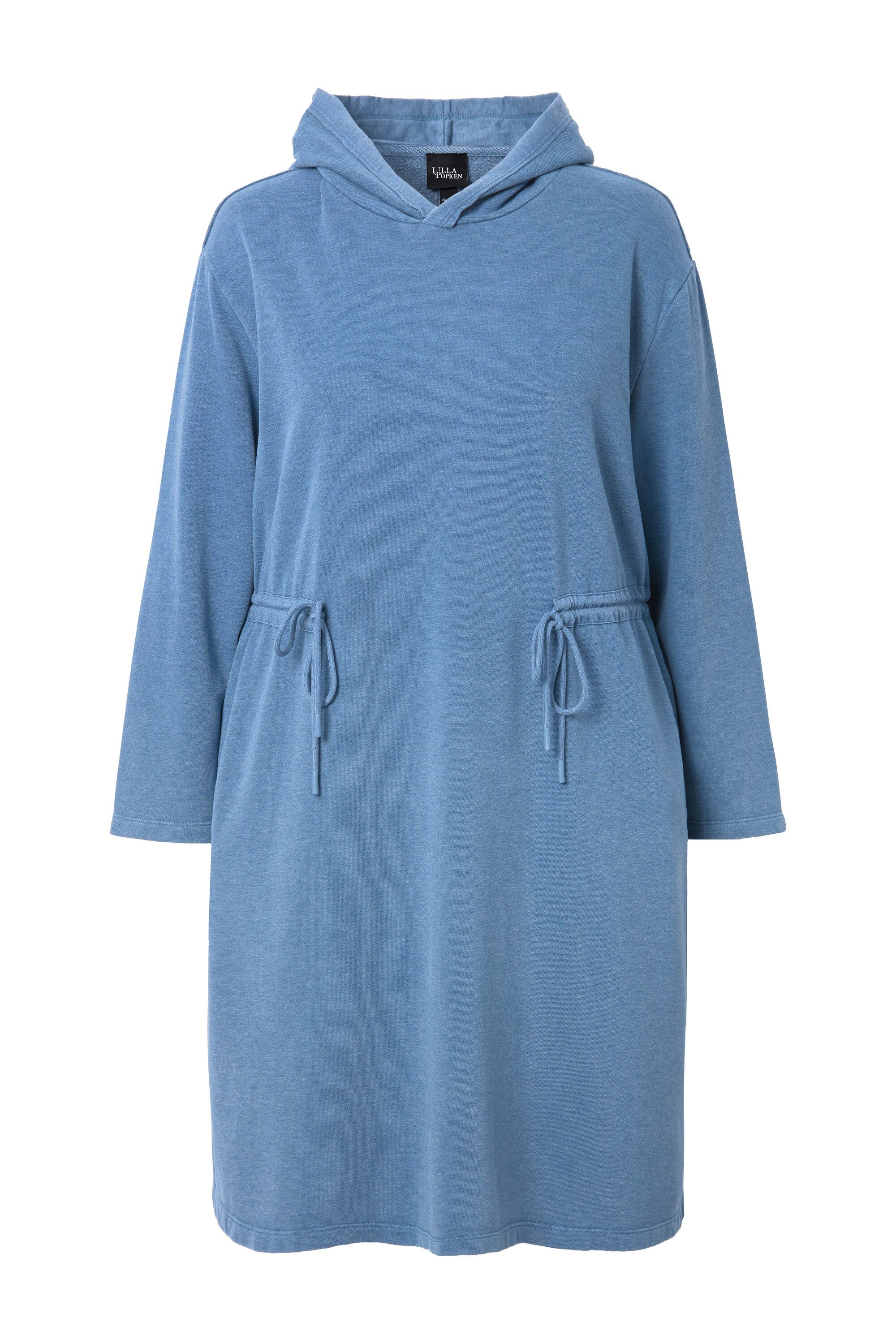 Ulla Popken Midikleid Hoodiekleid A-Linie Sweat günstig online kaufen