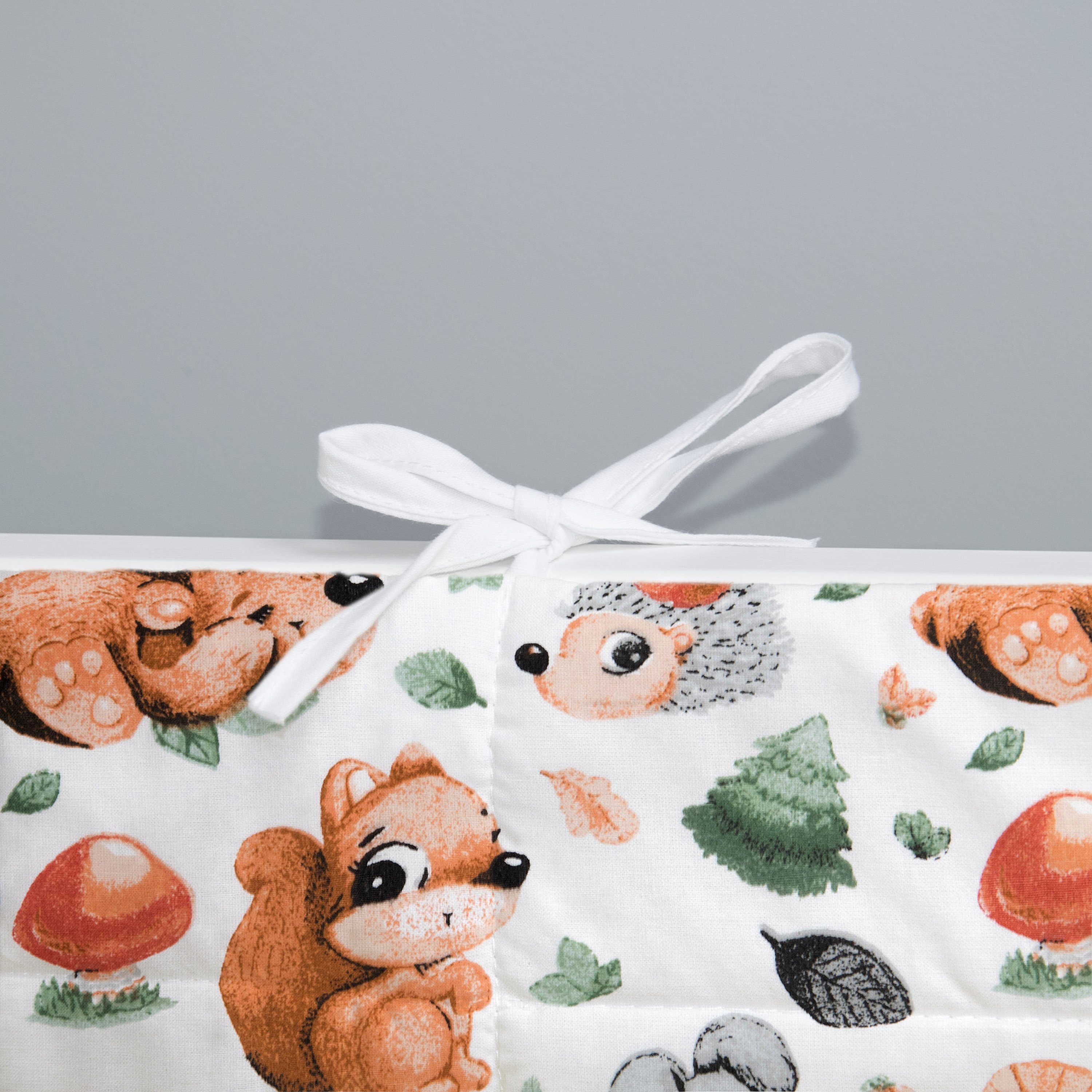 Amilian Bettnestchen Bettumrandung (Made in EU) 420x30 cm - für Babybett 140x70 cm geeignet, (140 x 70 cm geeignet (rundherum) mit Kantenschutz, Nestchen), Umrandungen