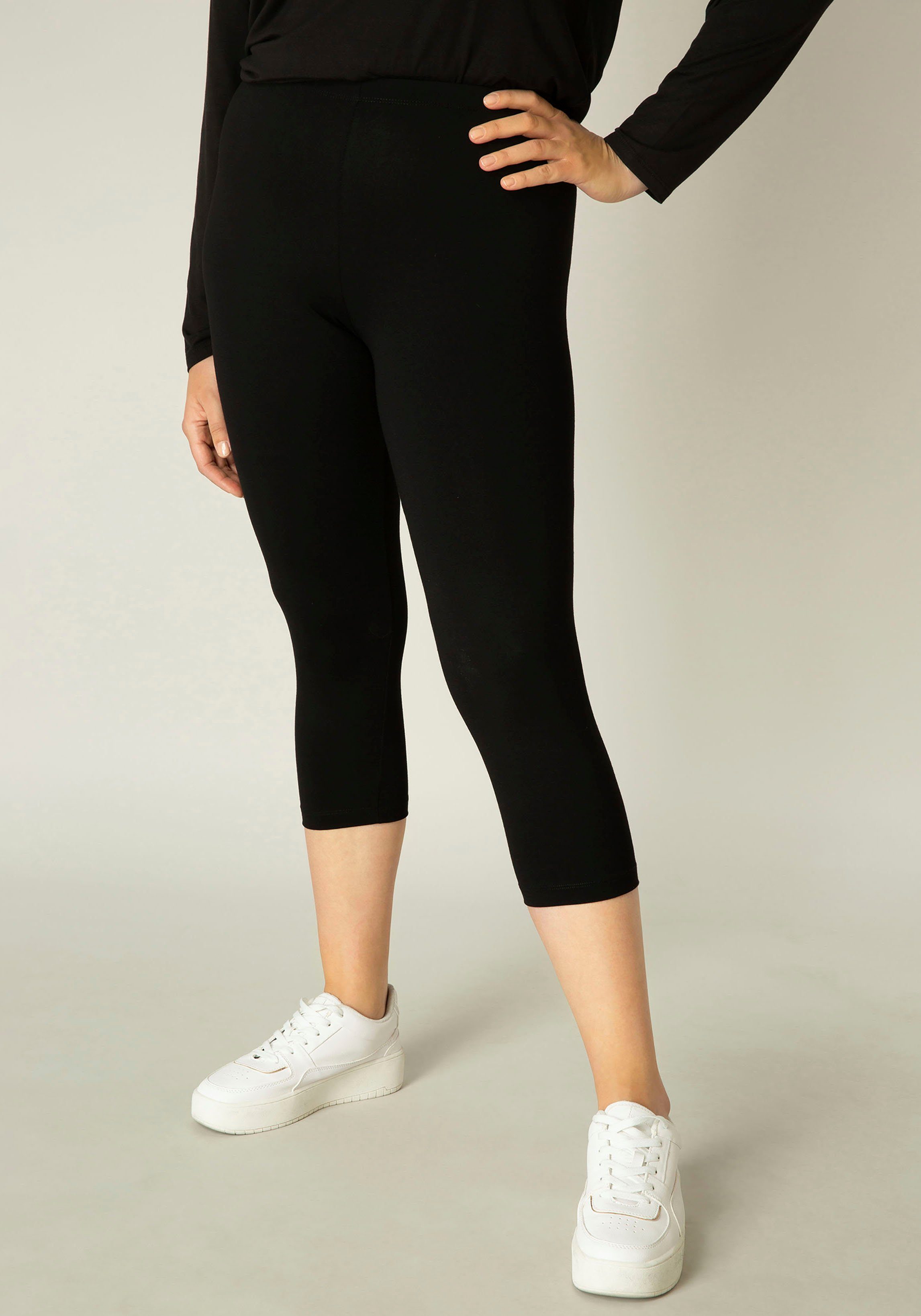 Base Level Curvy Caprileggings Audrey black