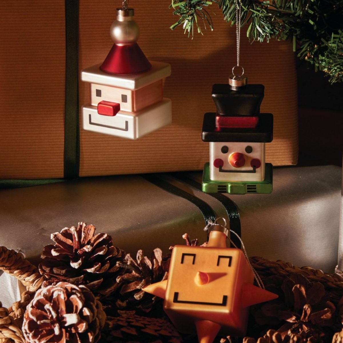 Alessi Weihnachtsschmuck SANTA CUBE Weihnachtsfigur