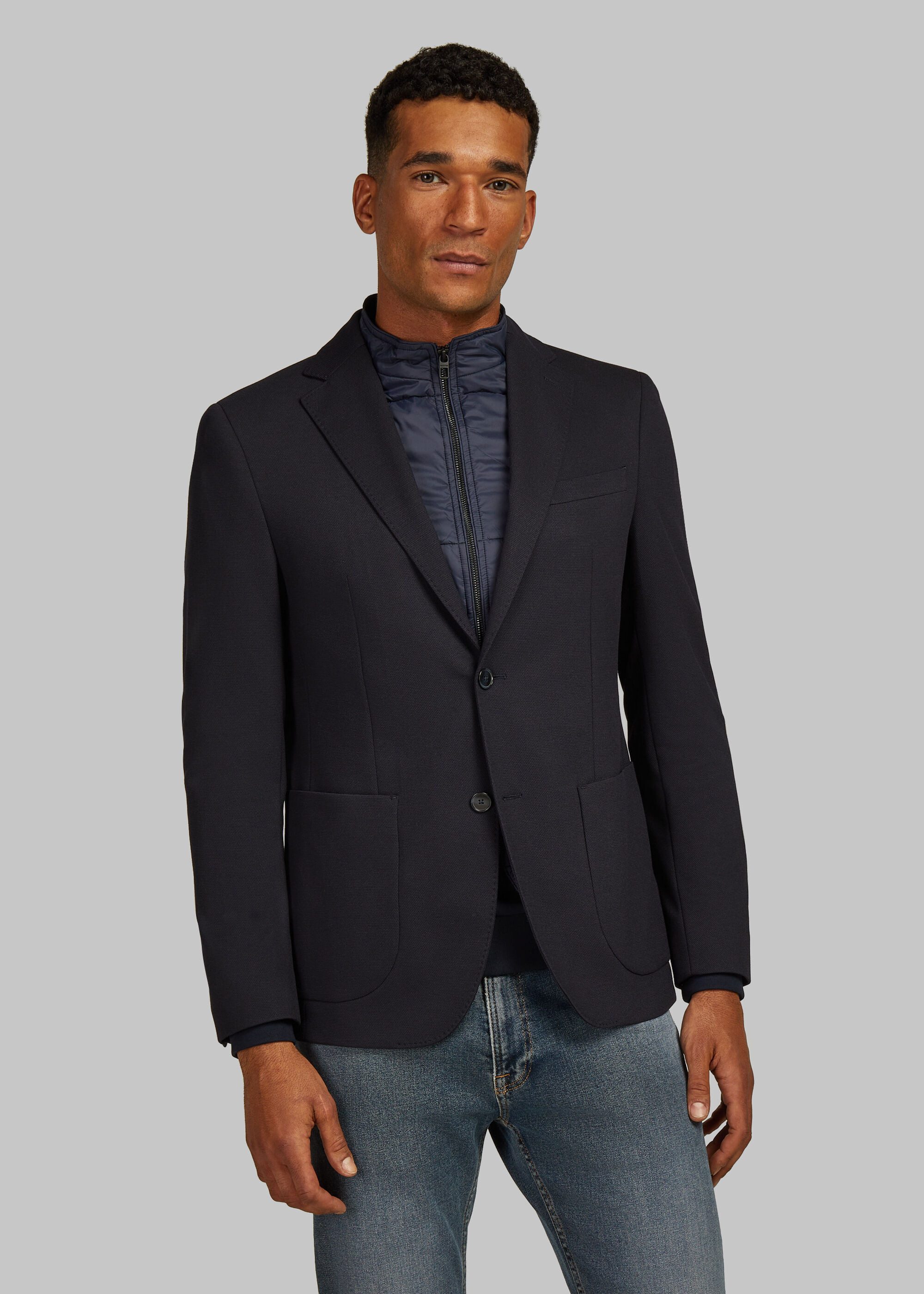 HECHTER PARIS Jackett Mit Fake-Westen-Einsatz