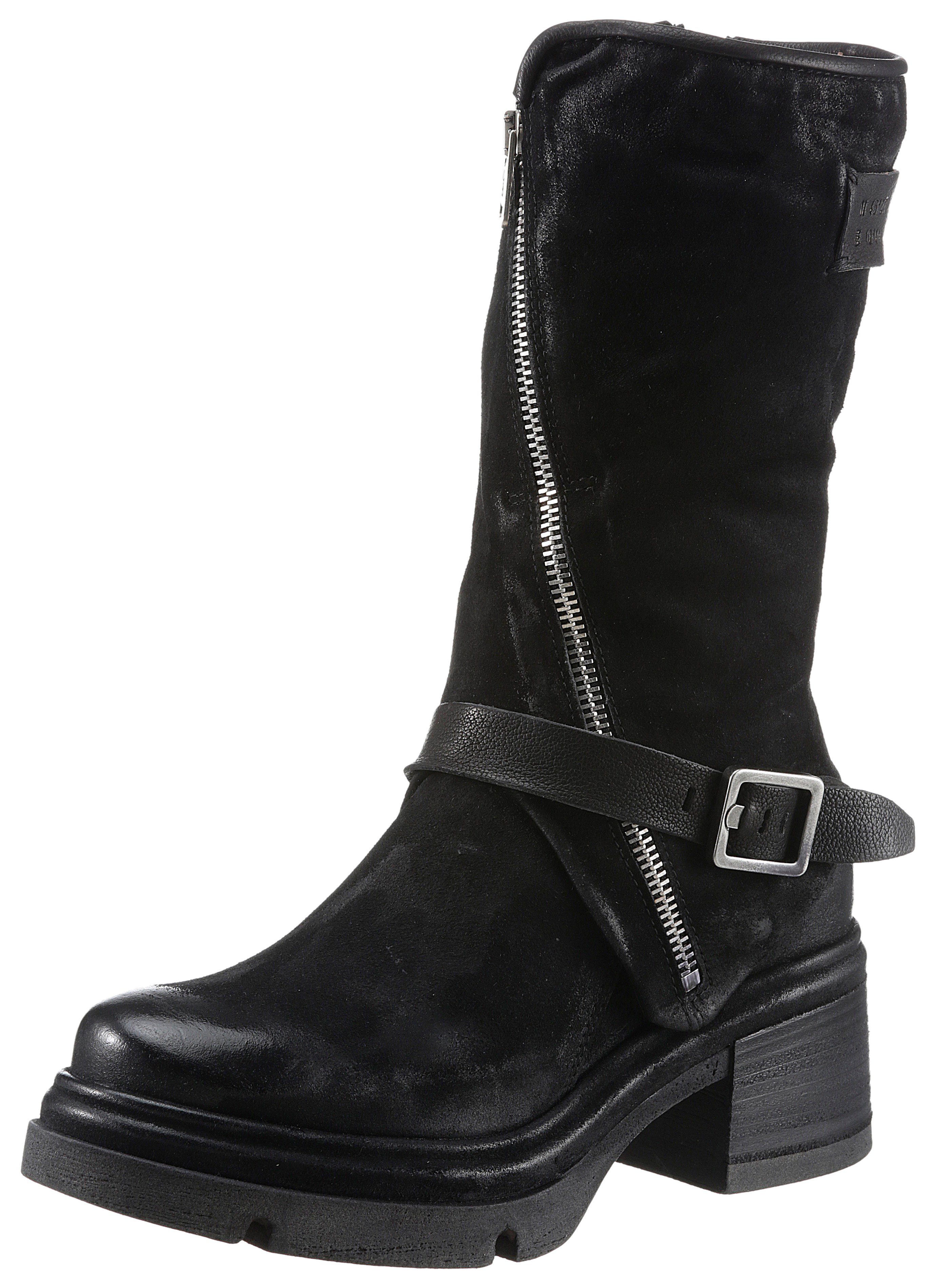 A.S.98 EASY Stiefel mit diagonal verlaufendem Außenreißverschluss