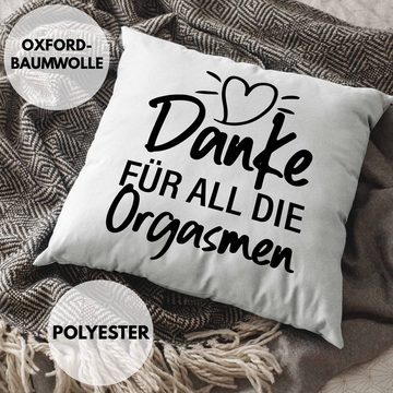 Trendation Dekokissen Trendation - Danke Für All Die Orgasmen Kissen Valentinstag Spruch Geschenk Freundin Freund Liebe Paare Erwachsene