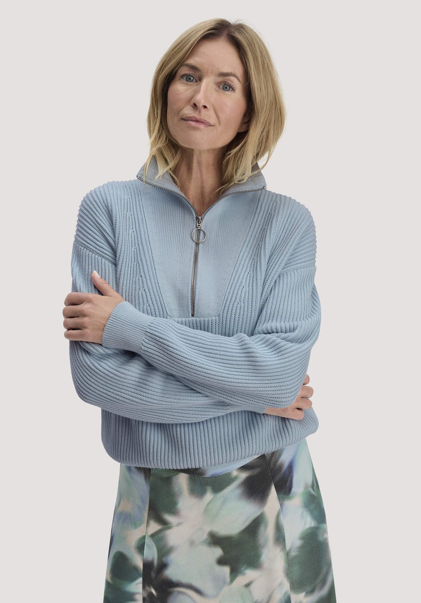 Hessnatur Strickpullover Relaxed aus reiner Bio-Baumwolle (1-tlg)