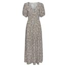 Vivance Maxikleid mit Blümchendruck und V-Ausschnitt, luftiges Sommerkleid