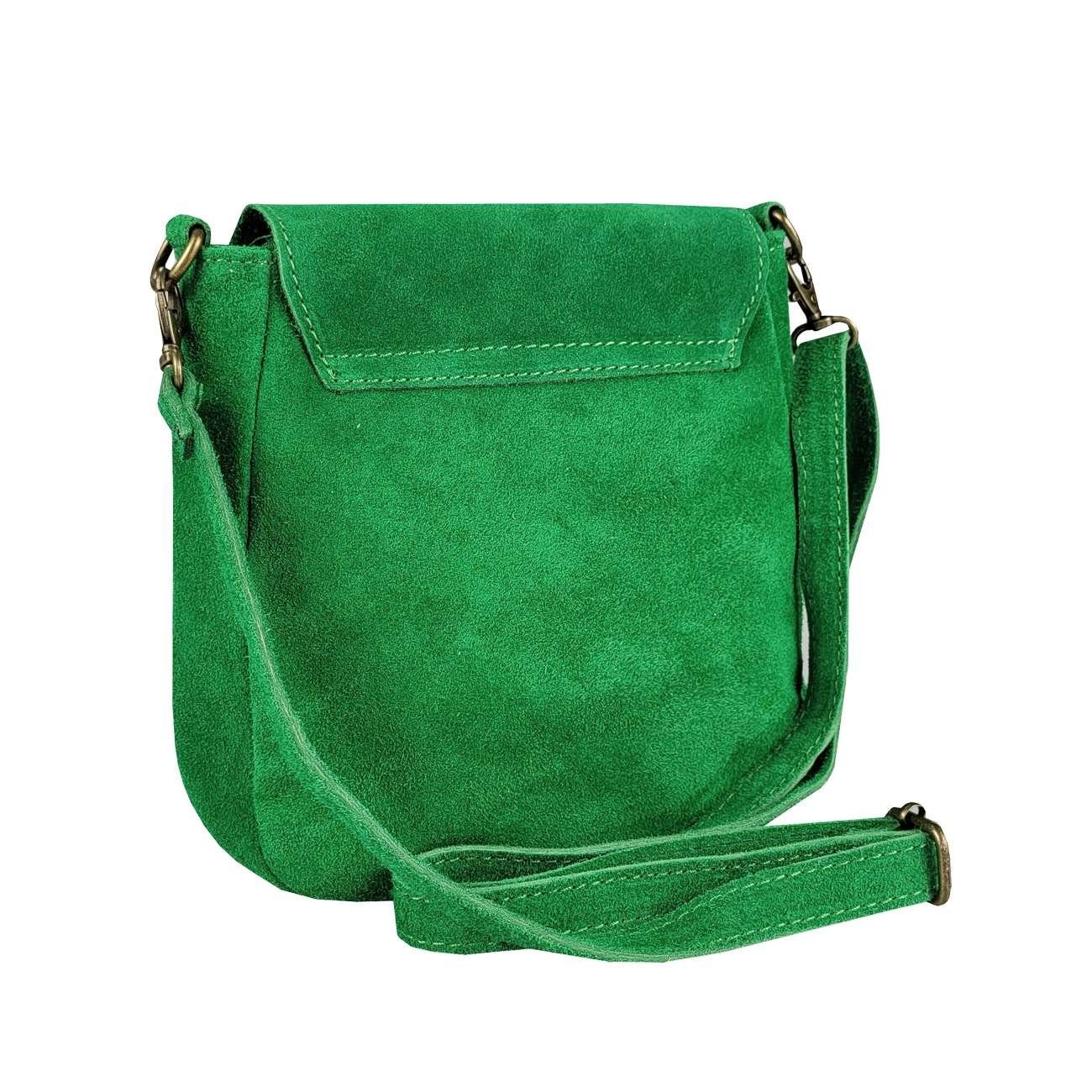 ITALYSHOP24 Schultertasche Made in Italy Damen Leder Tasche CrossOver, als günstig online kaufen