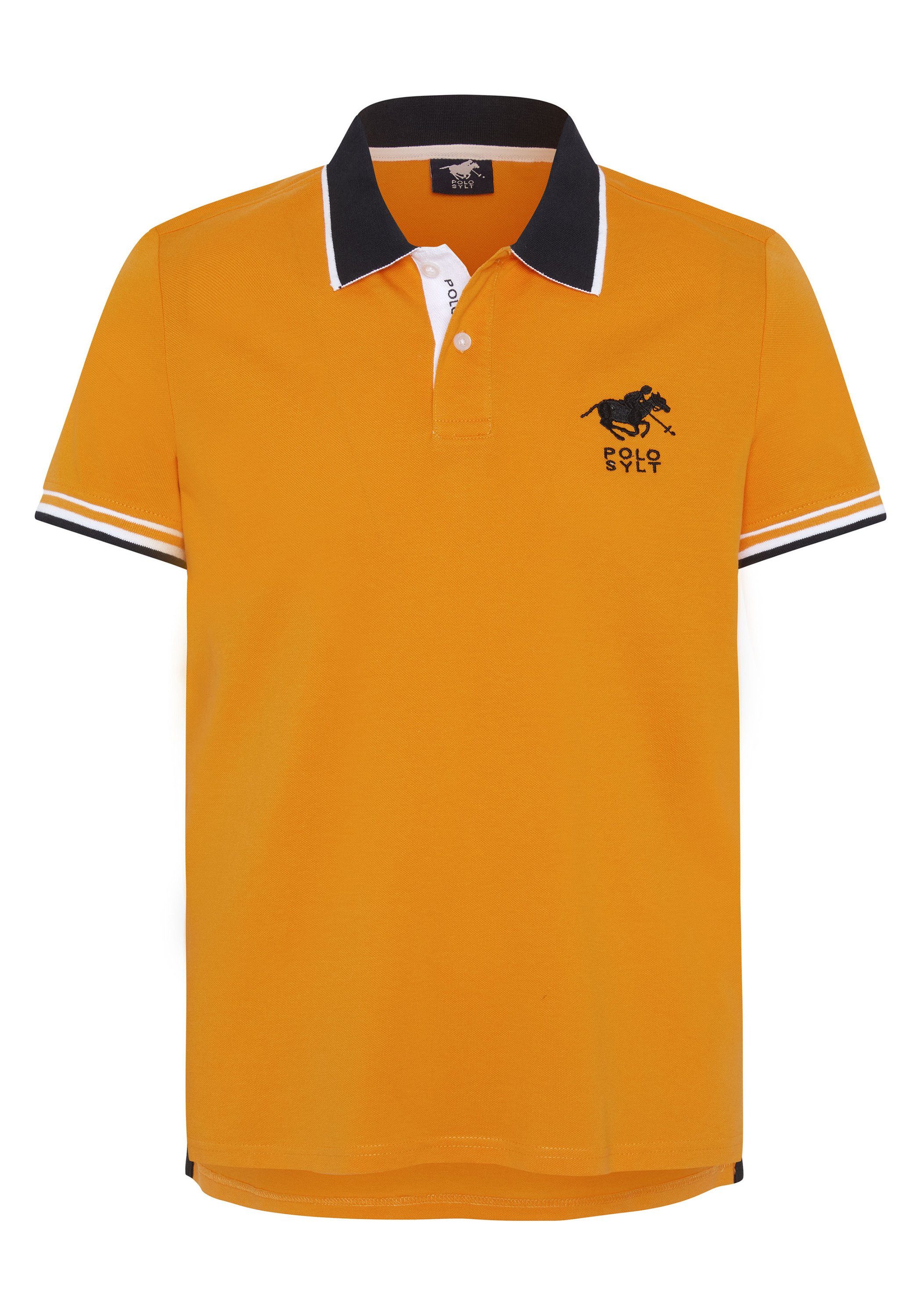 Polo Sylt Poloshirt mit Kontrast-Akzenten günstig online kaufen