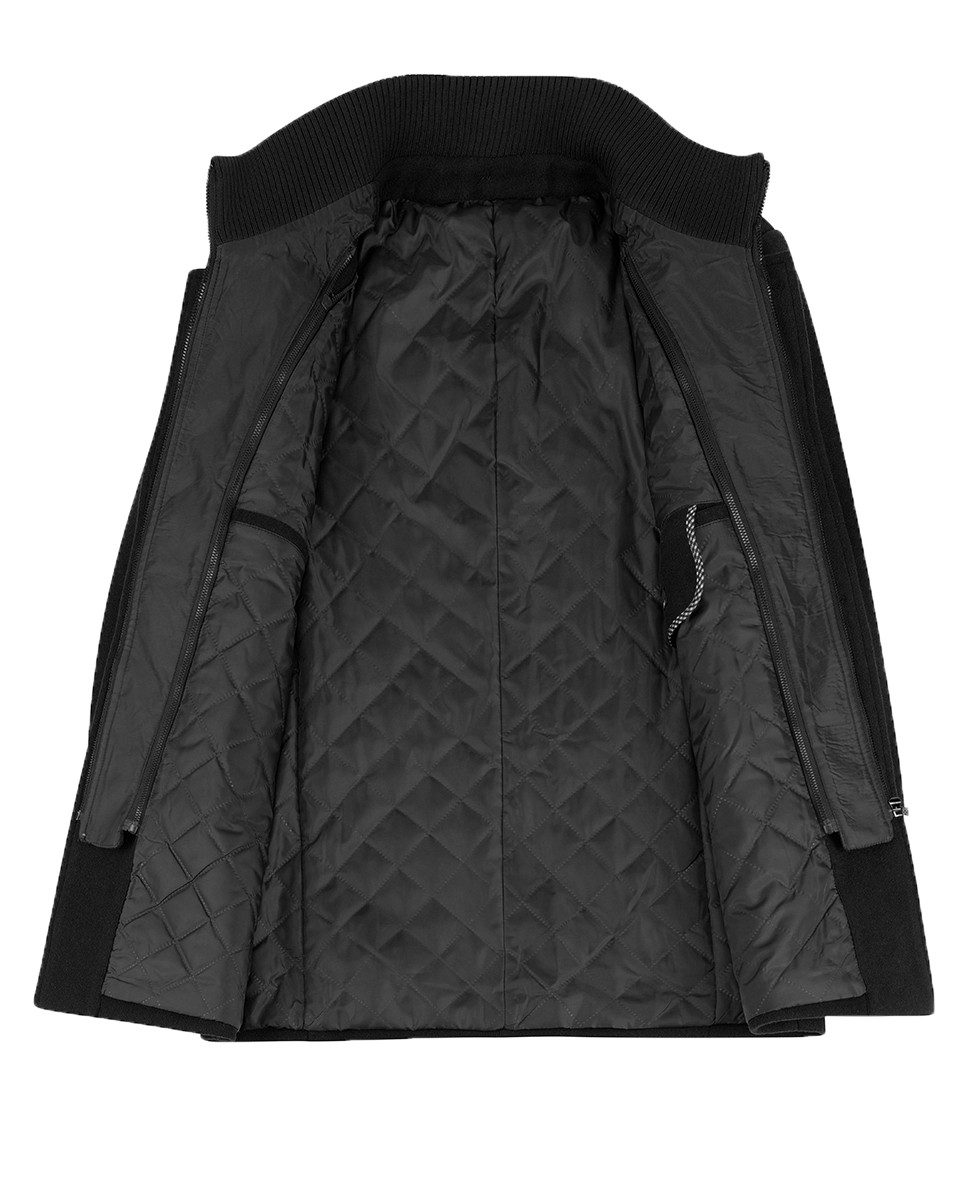 Allthemen Wollmantel Herren Kurzer Wintermantel mit abnehmbarem Innenfutter – Bild 4 von 5