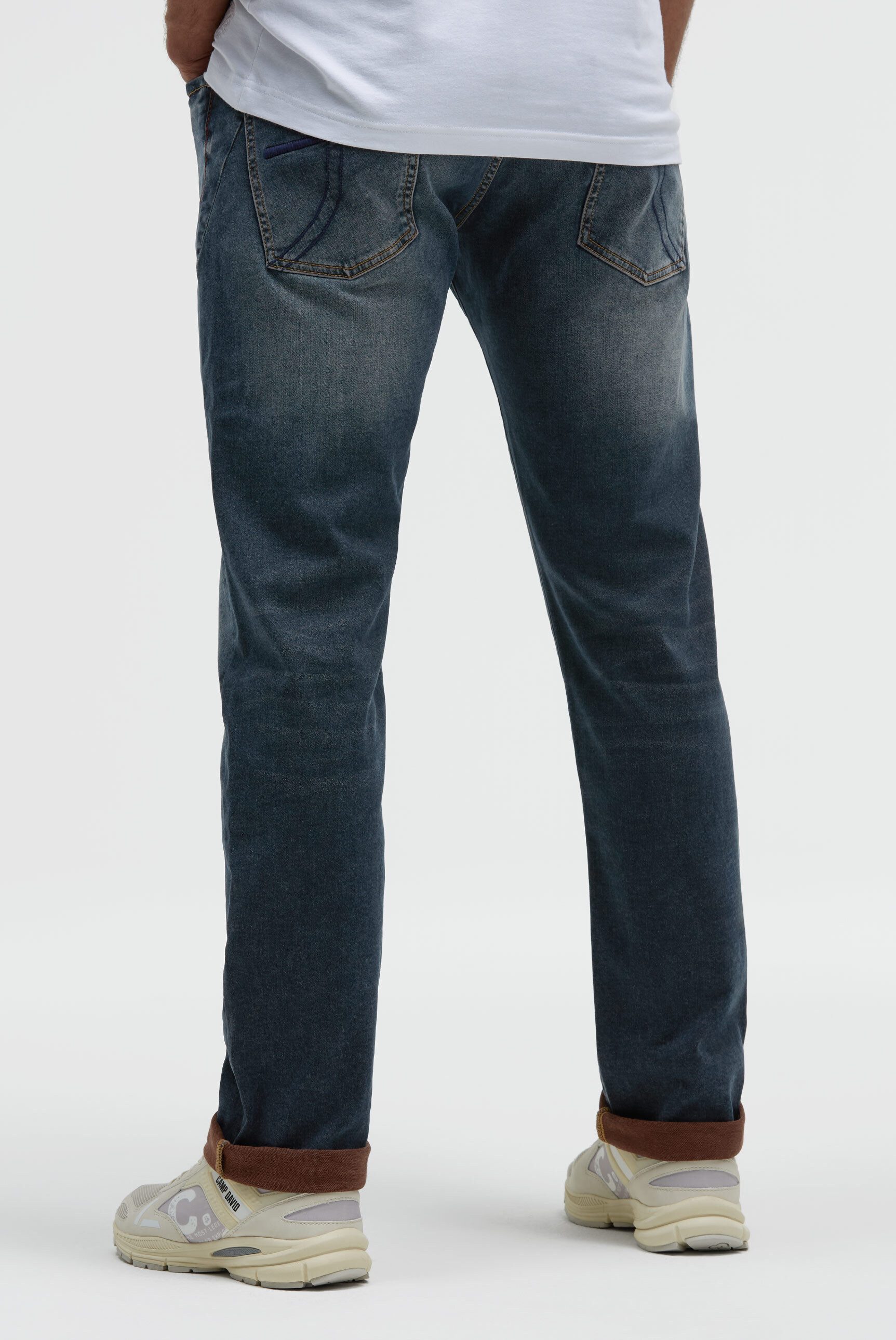 CAMP DAVID Comfort-fit-Jeans mit zwei Leibhöhen
