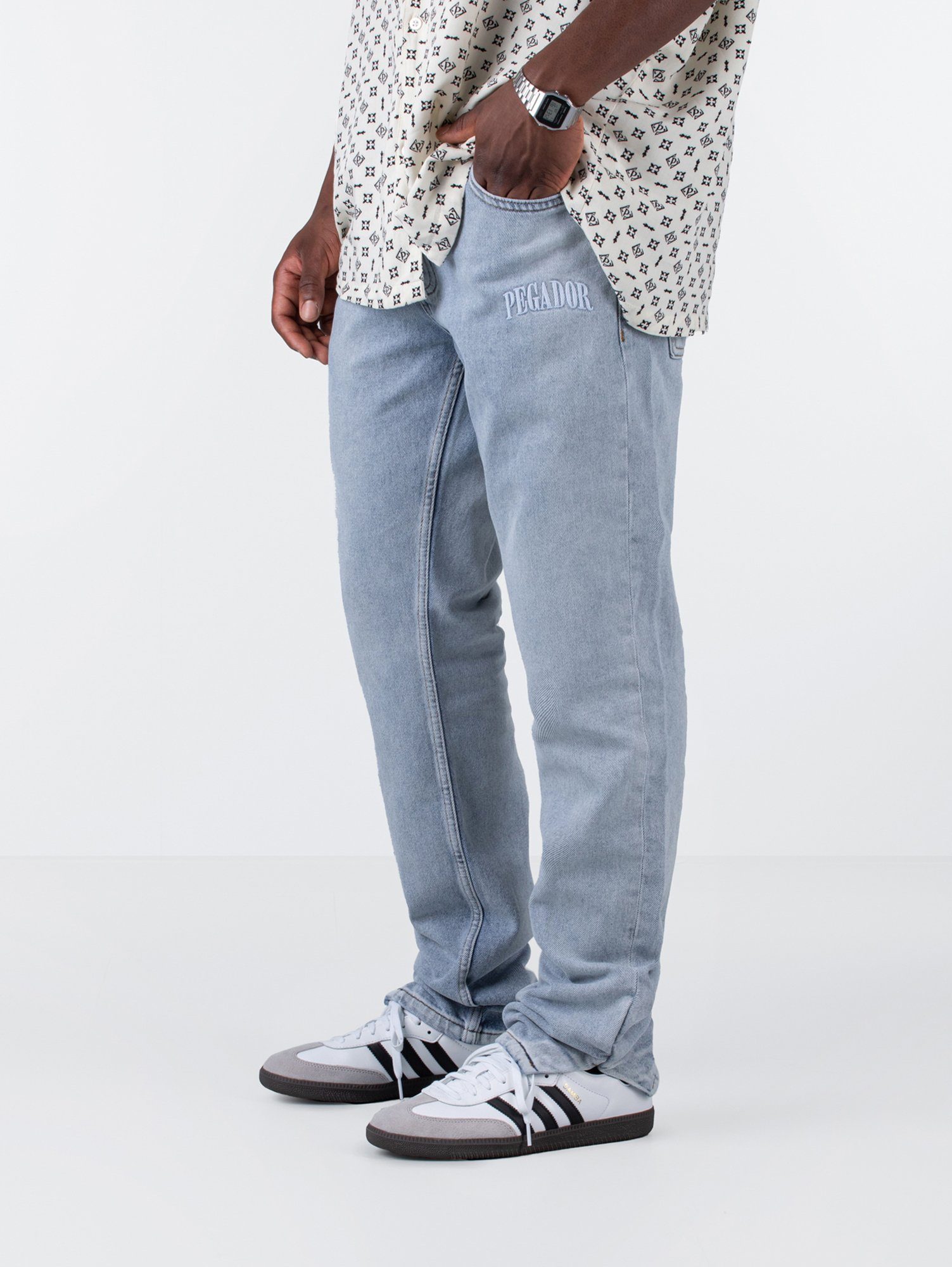 PEGADOR Destroyed-Jeans Pegador Distressed Ankle Jeans