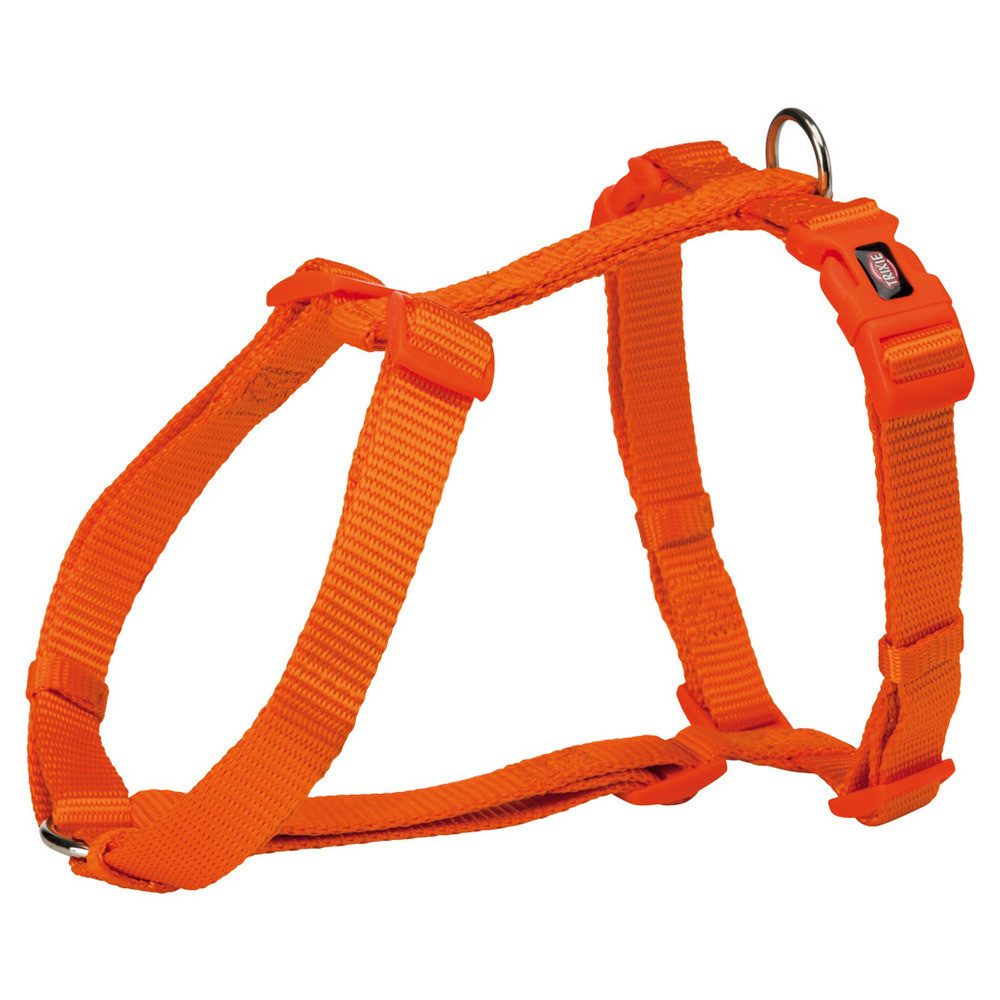 Hunde-Geschirr Premium H-Geschirr papaya