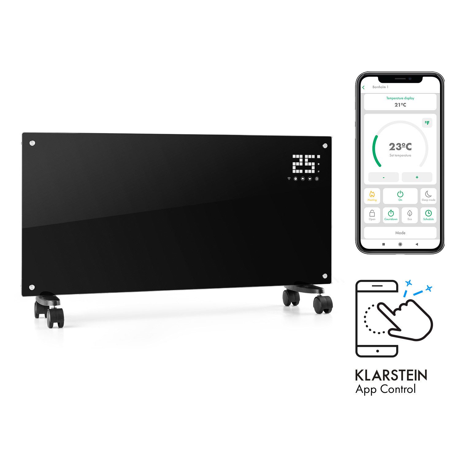 Klarstein Heizstrahler Bornholm Smart, 2000 W, günstig online kaufen