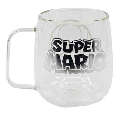 Super Mario Thermotasse Super Mario Toady doppelwandige Glastasse 290 ml, Glas