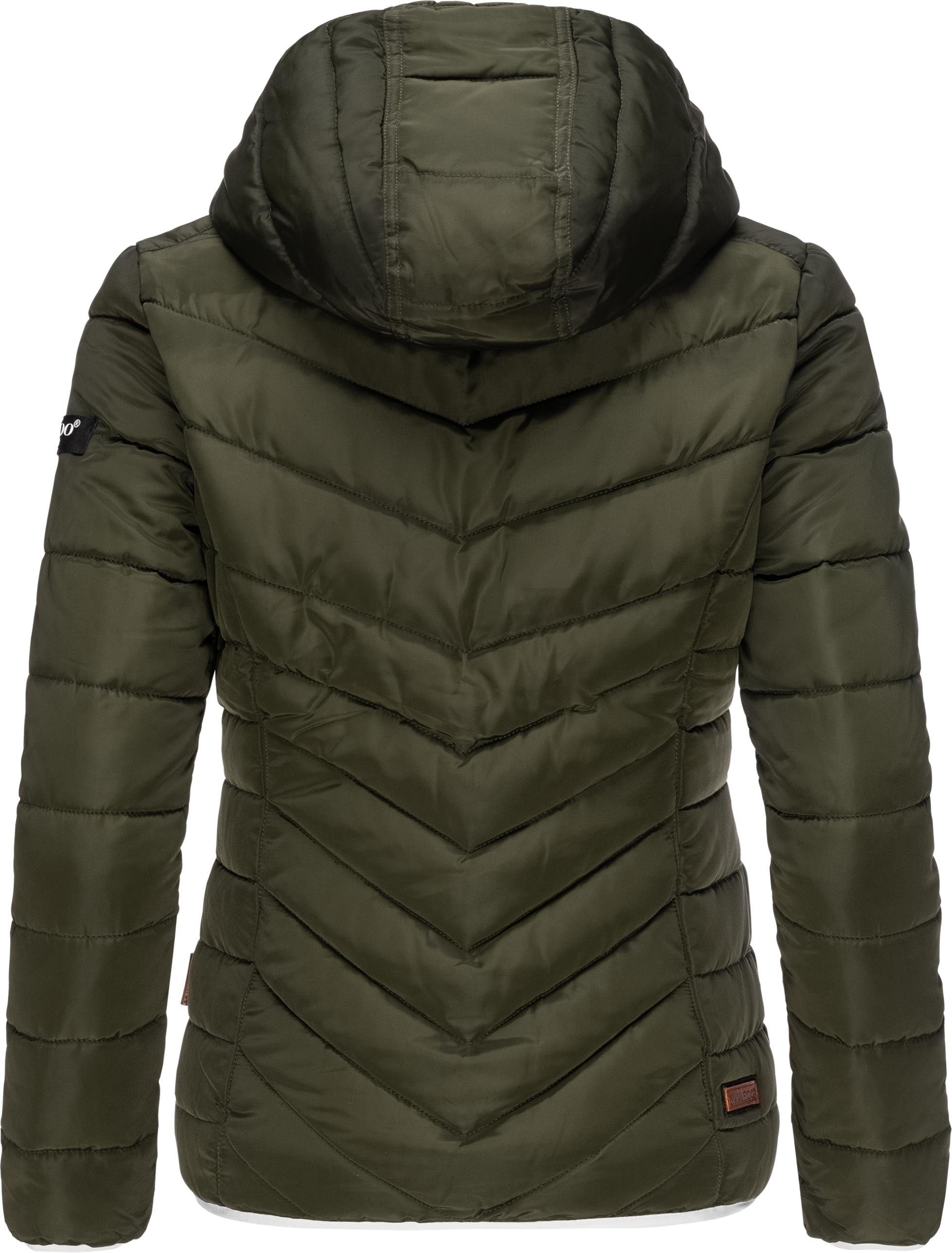 Navahoo Steppjacke Elva stylische Damen Winterjacke mit Kapuze