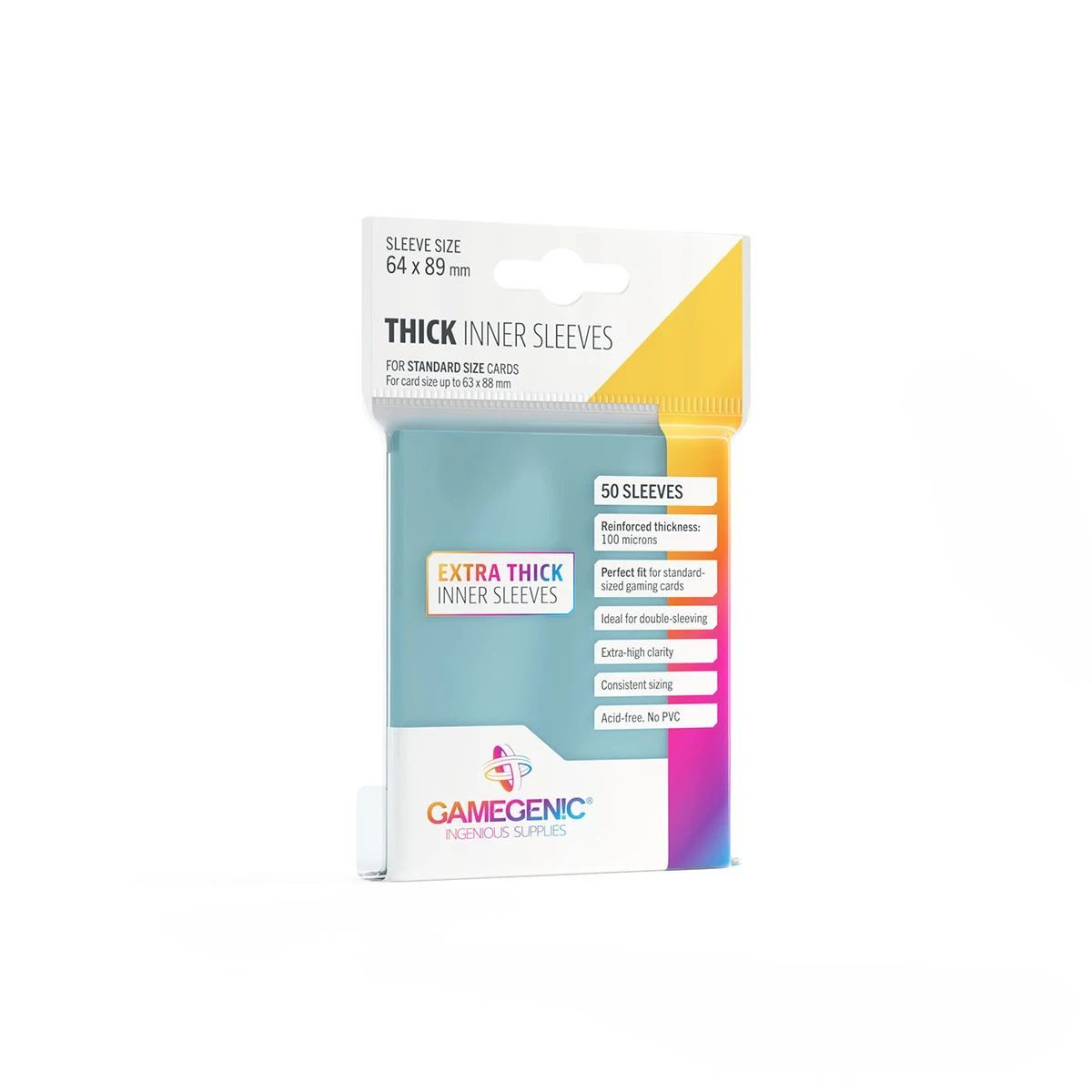 Gamegenic Sammelkarte Thick Inner Sleeves Standard Size