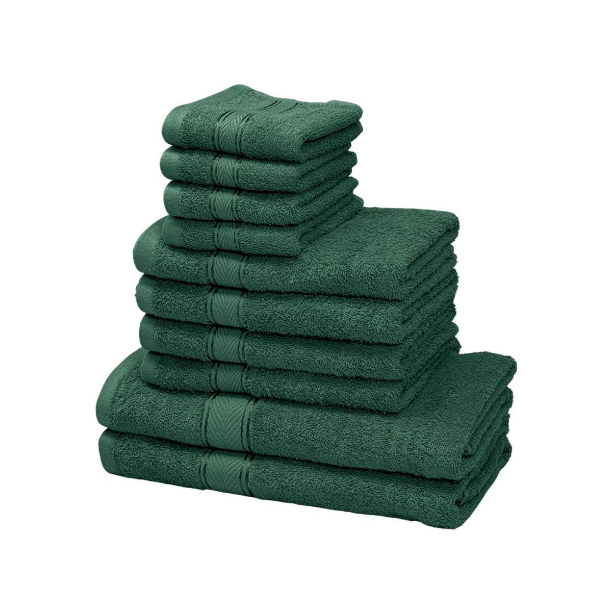 BETTWARENSHOP Handtuch Set Miko, Frottee (Set, 10-St)