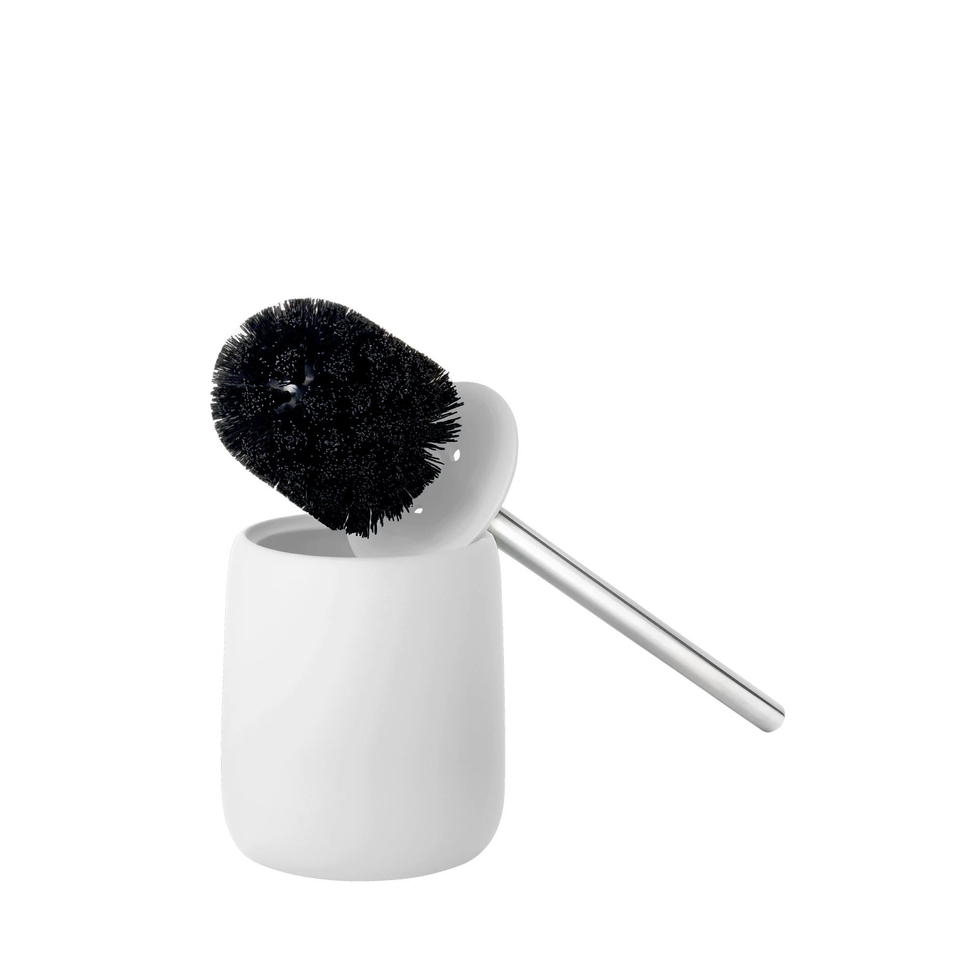 blomus WC-Reinigungsbürste -SONO- Toilettenbürste & Halter, Badaccessoire, WC, Keramik, Soft-Touch, Silikondeckel