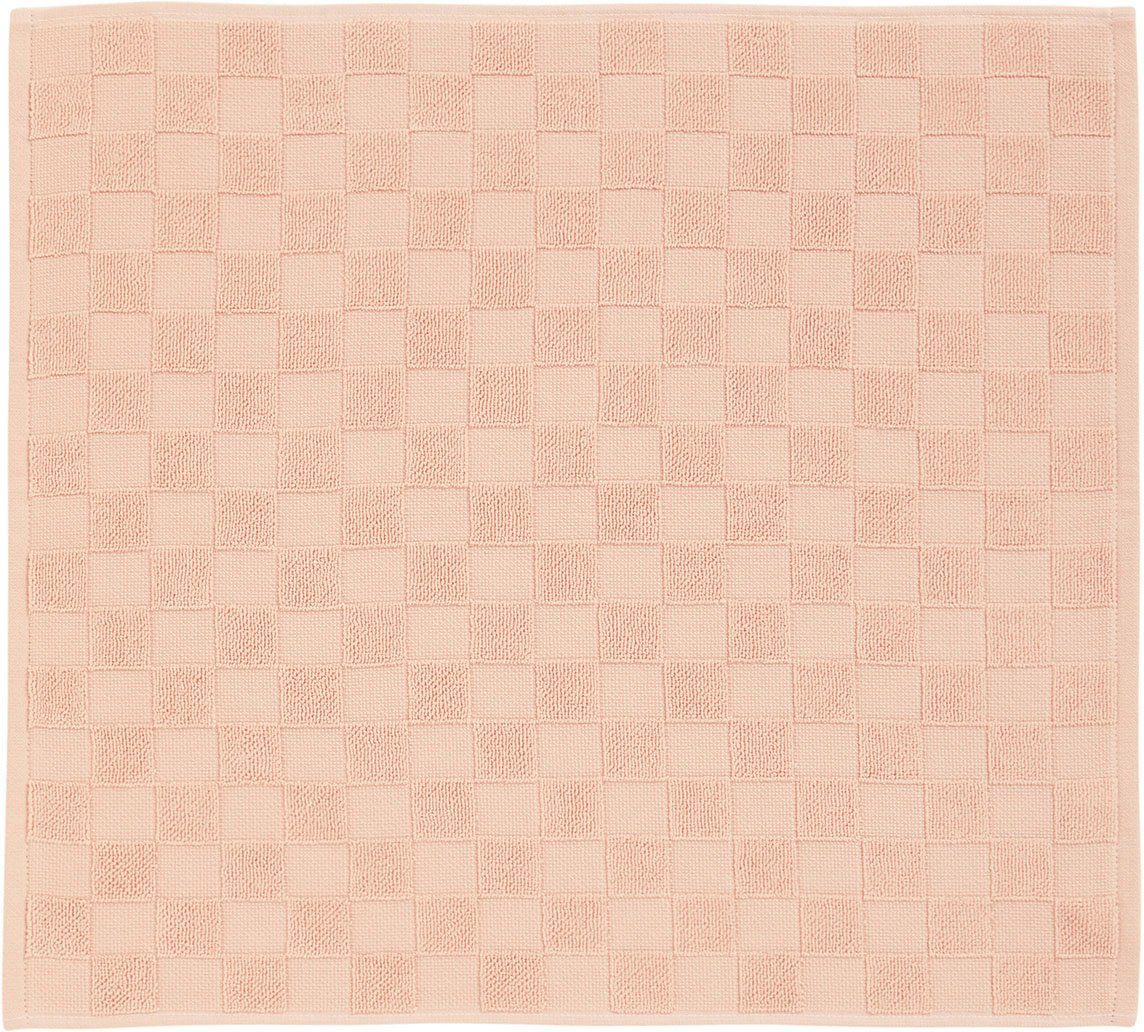 Cinderella Baumwolle, 1 cm pink Geschirrtücher Combiset Aufhängeöse mit aus Geschirrtuch & cm), (Set, 3-tlg., reiner 50x55 60x65 Küchenhandtuch ca. 2 dusty ca. Checkmaid,