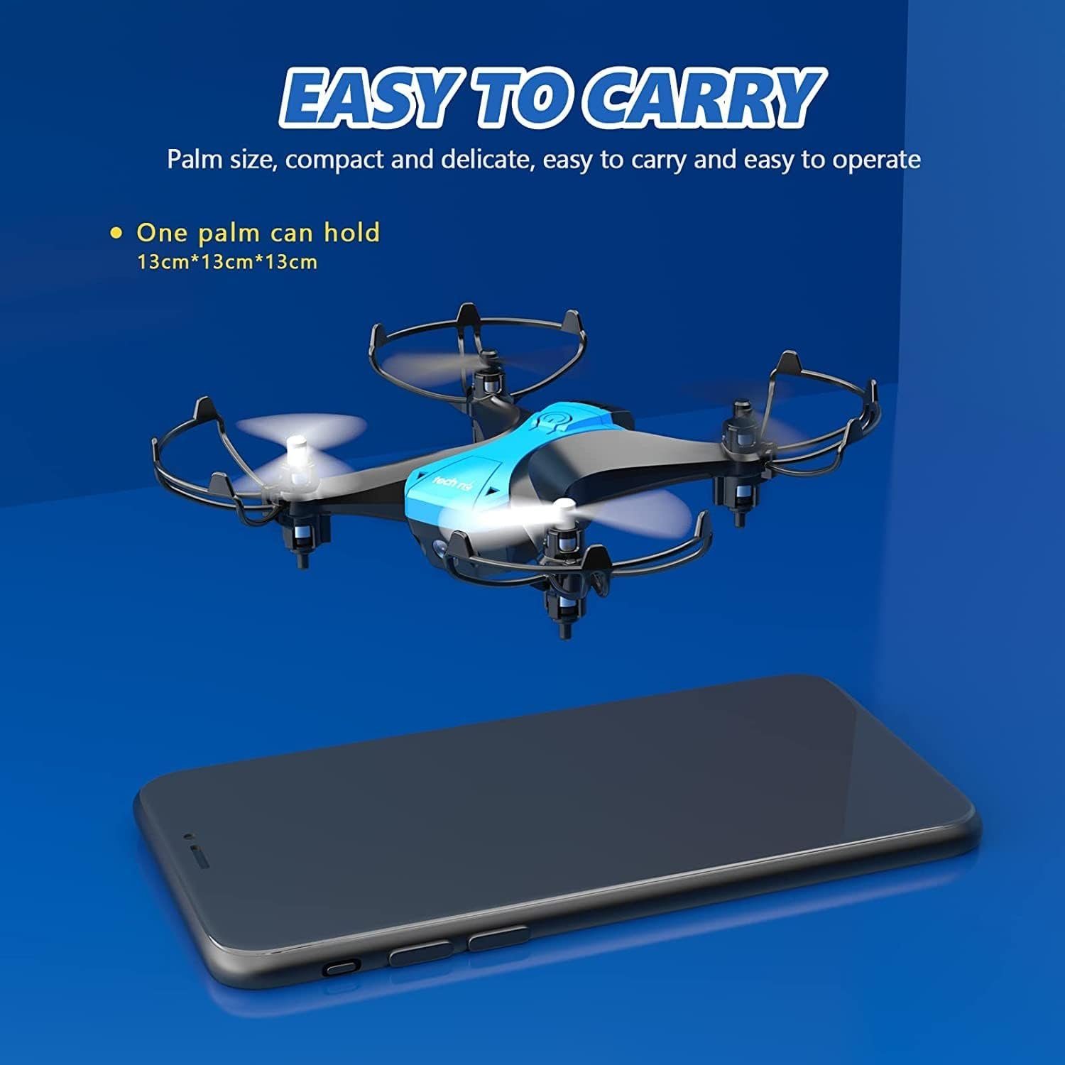 Flip) (Anfänger 16 Drohne Dual Tech Akku RC Mini Min Rc 3D Flugzeit Drohne