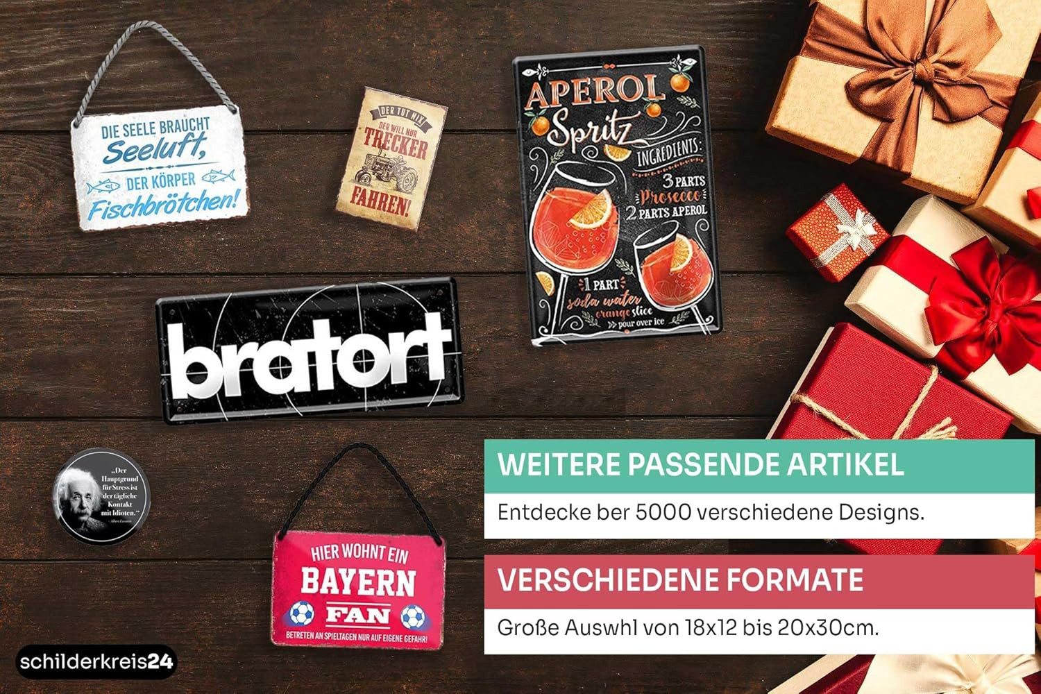 schilderkreis24 Metallschild Bratort günstig online kaufen