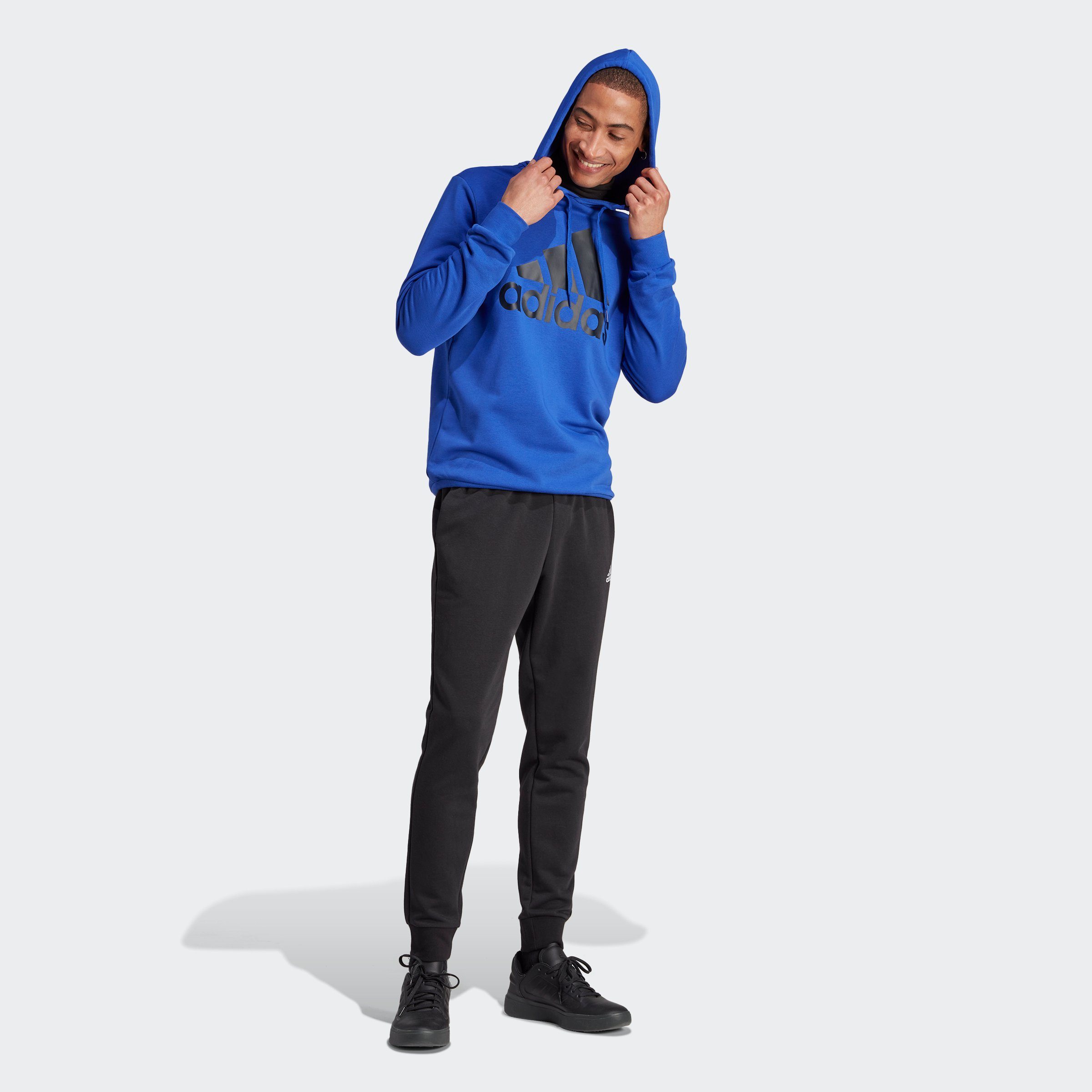 Sportswear TERRY Semi Trainingsanzug LOGO / BIG Black (2-tlg) adidas Lucid Blue