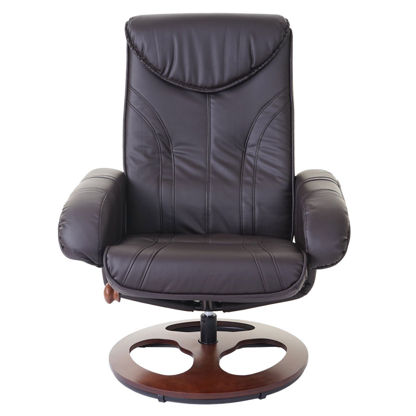 braun 360° neigbar, MCW-C46, MCW feststellbar Sessel durch Um Schraubmechanismus drehbar, Relaxsessel