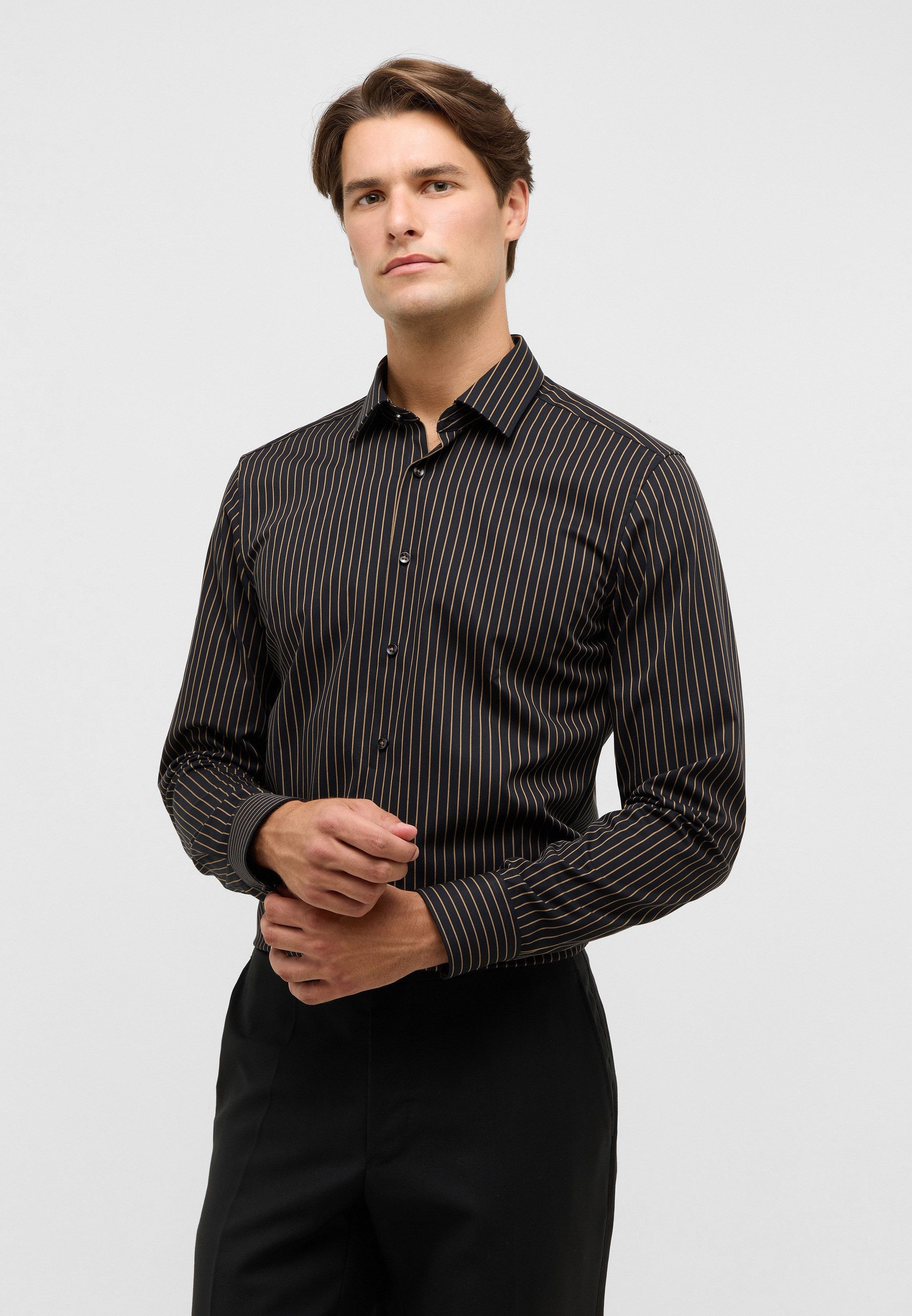 Eterna Langarmhemd SLIM FIT NON IRON (bügelfrei)