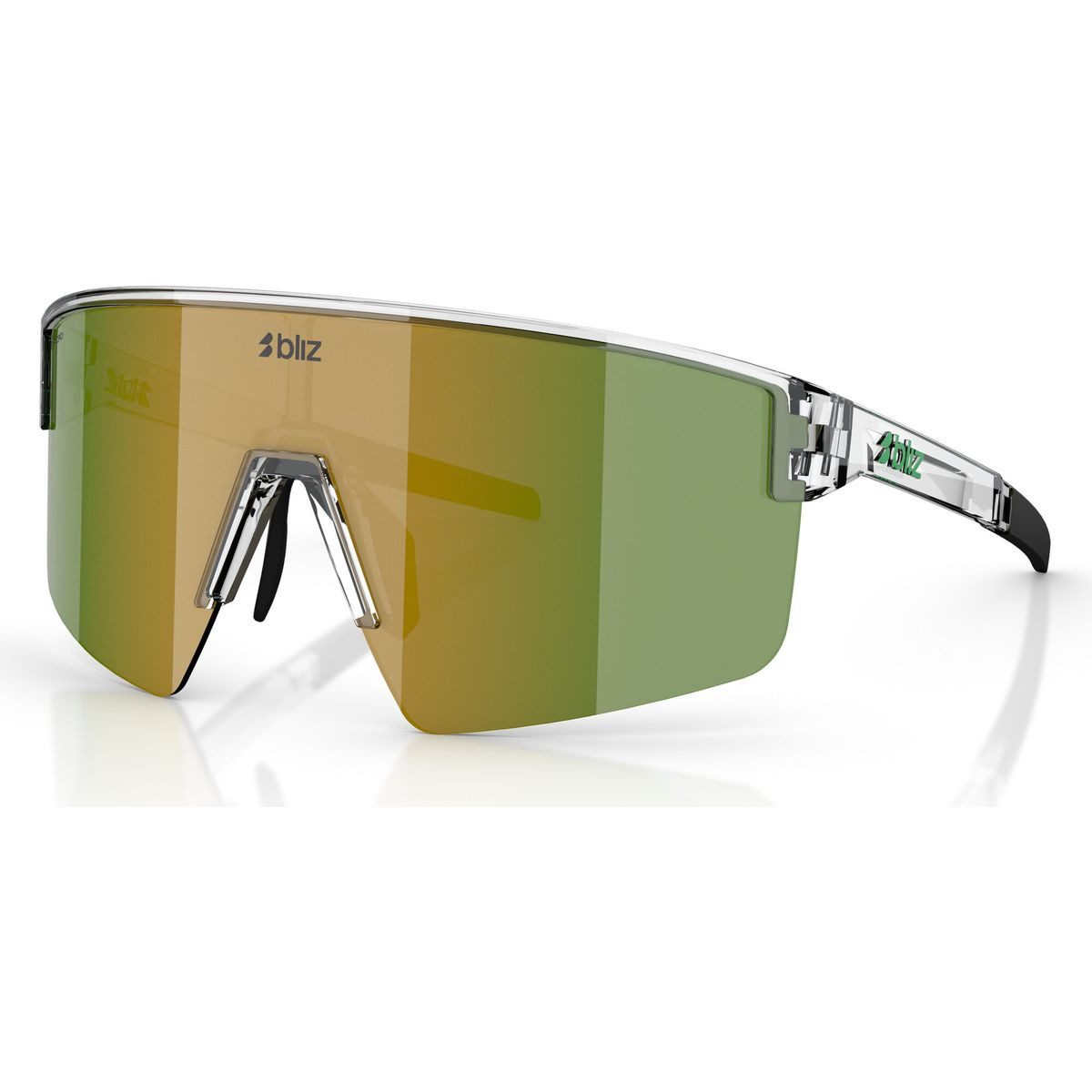 Bliz Fahrradbrille P004 Small, Leichte, strapazierfähige Brille mit kristallklarer Sicht für