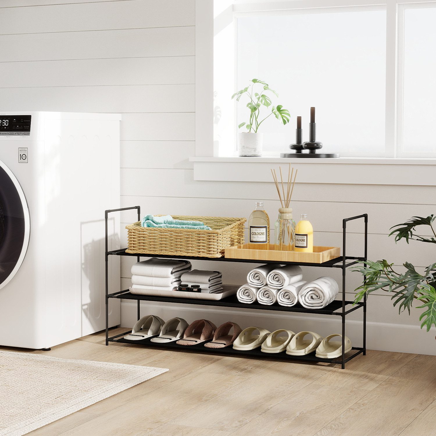 Sekey Schuhregal Schuhständer Metall XXL Ständer Regale Extra Breit 98,5 cm günstig online kaufen