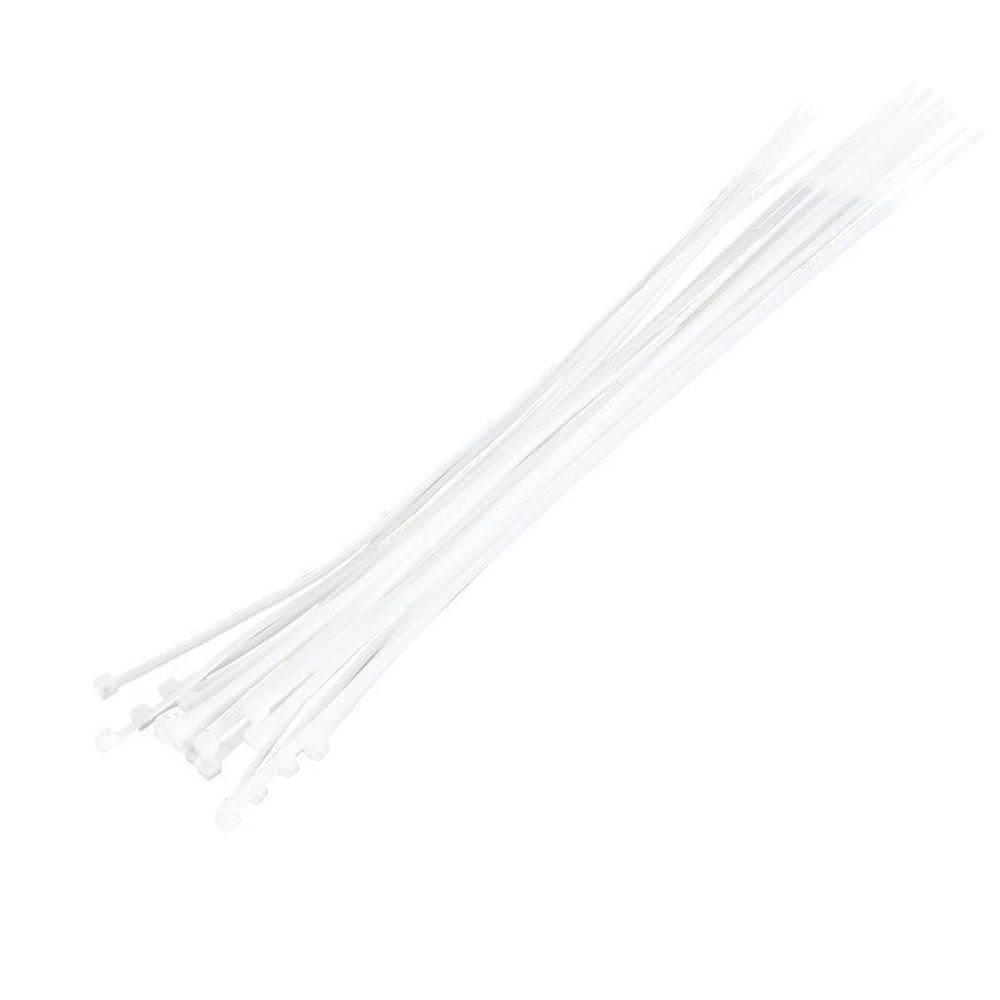 LogiLink Kabelbinder Kabelbinder Set KAB0041 100 Stück 500mm 4,4mm weiß Binder Verbinder Kabelführung